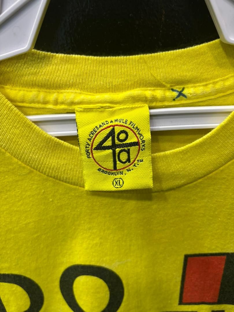 Vintage VINTAGE 90s acres and a mule spike lee single stitch tee Size US XL / EU 56 / 4 - 6 Thumbnail