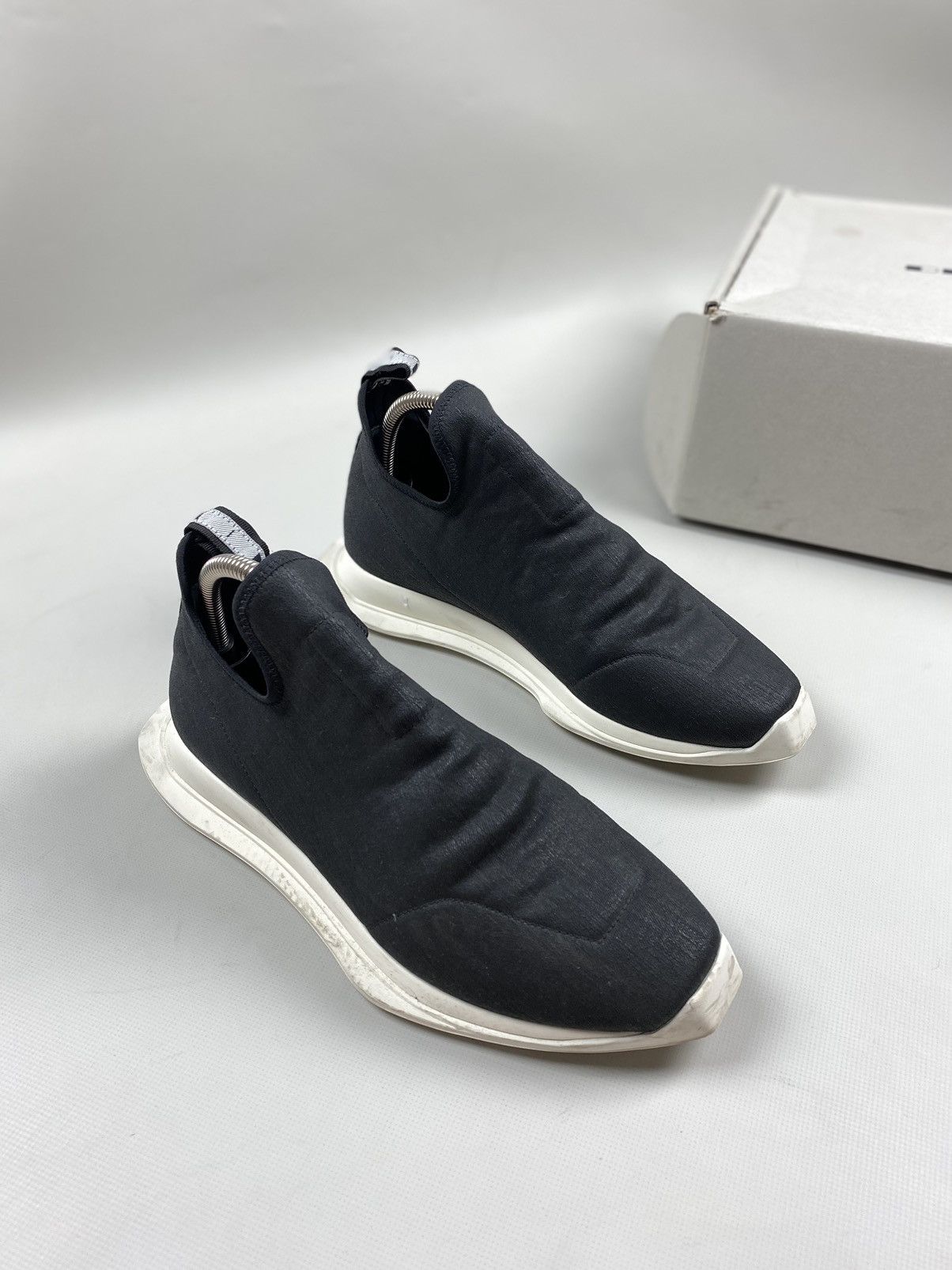 Rick Owens Drkshdw New! Rick Owens DRKSHDW avant-garde low top sneaker shoes Size US 9 / IT 39 - 1 Thumbnail