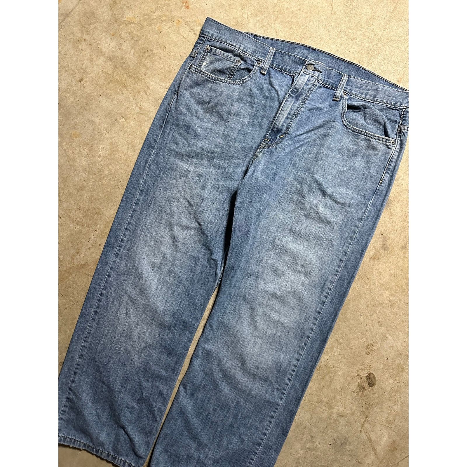 Levi's × Vintage Vintage Levis 569 Straight Loose Fit Relaxed Denim Jeans 38 Size US 38 / EU 54 - 4 Thumbnail