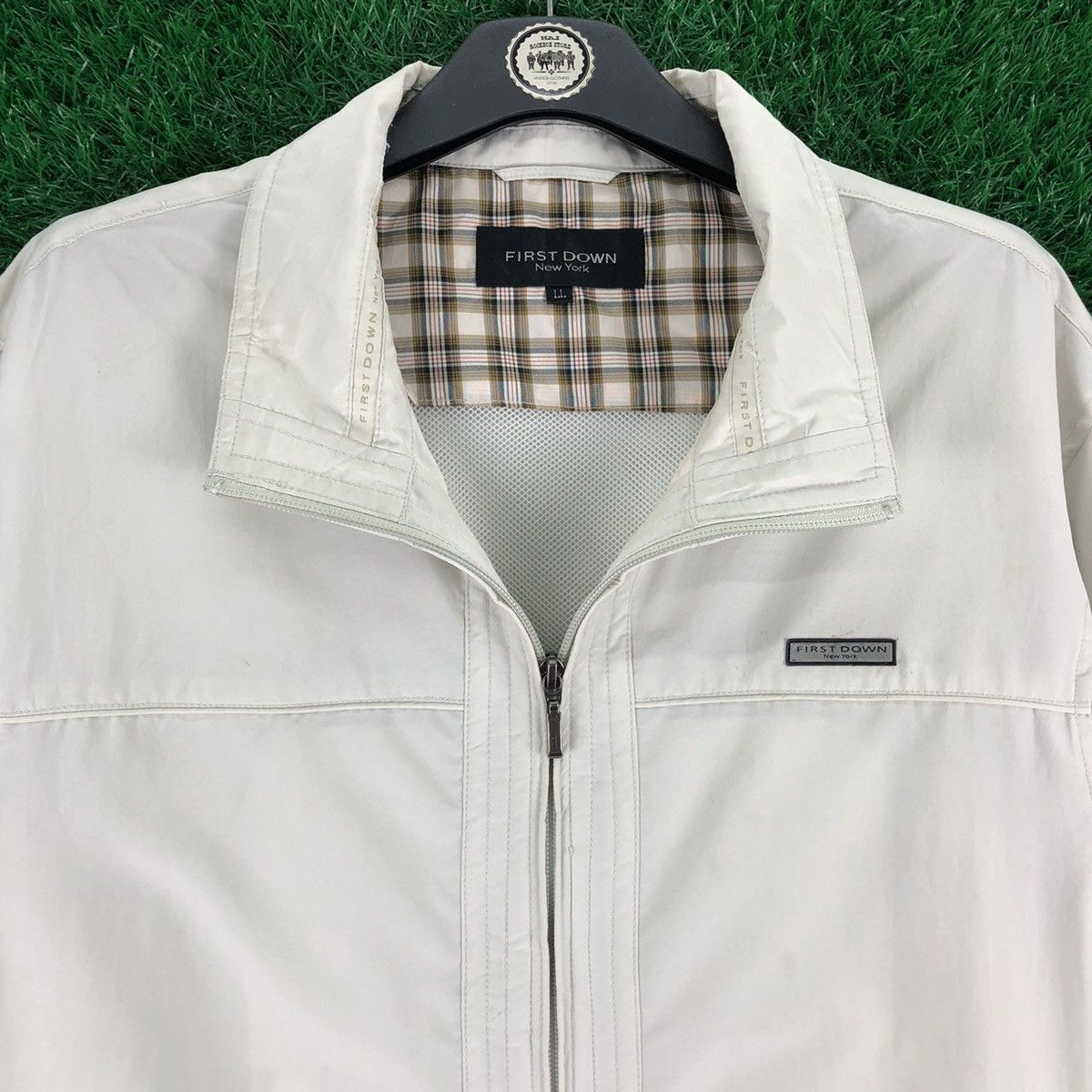Japanese Brand × Vintage Vintage 90's First Down Zipper Nylon Light Jacket Size US L / EU 52-54 / 3 - 7 Thumbnail