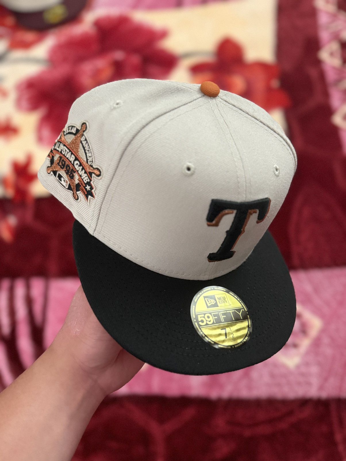 New Era Mag Park Texas Rangers Night Club 1995 ASG Fitted Size 7 1/2 Size ONE SIZE - 1 Thumbnail