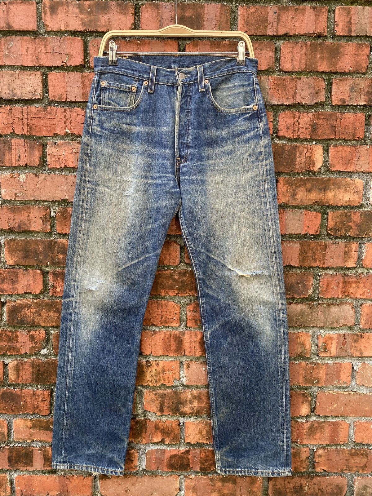 Levi's Vintage Clothing W31x32 vintage levi's 501 made in USA distressed Size US 31 - 1 Thumbnail