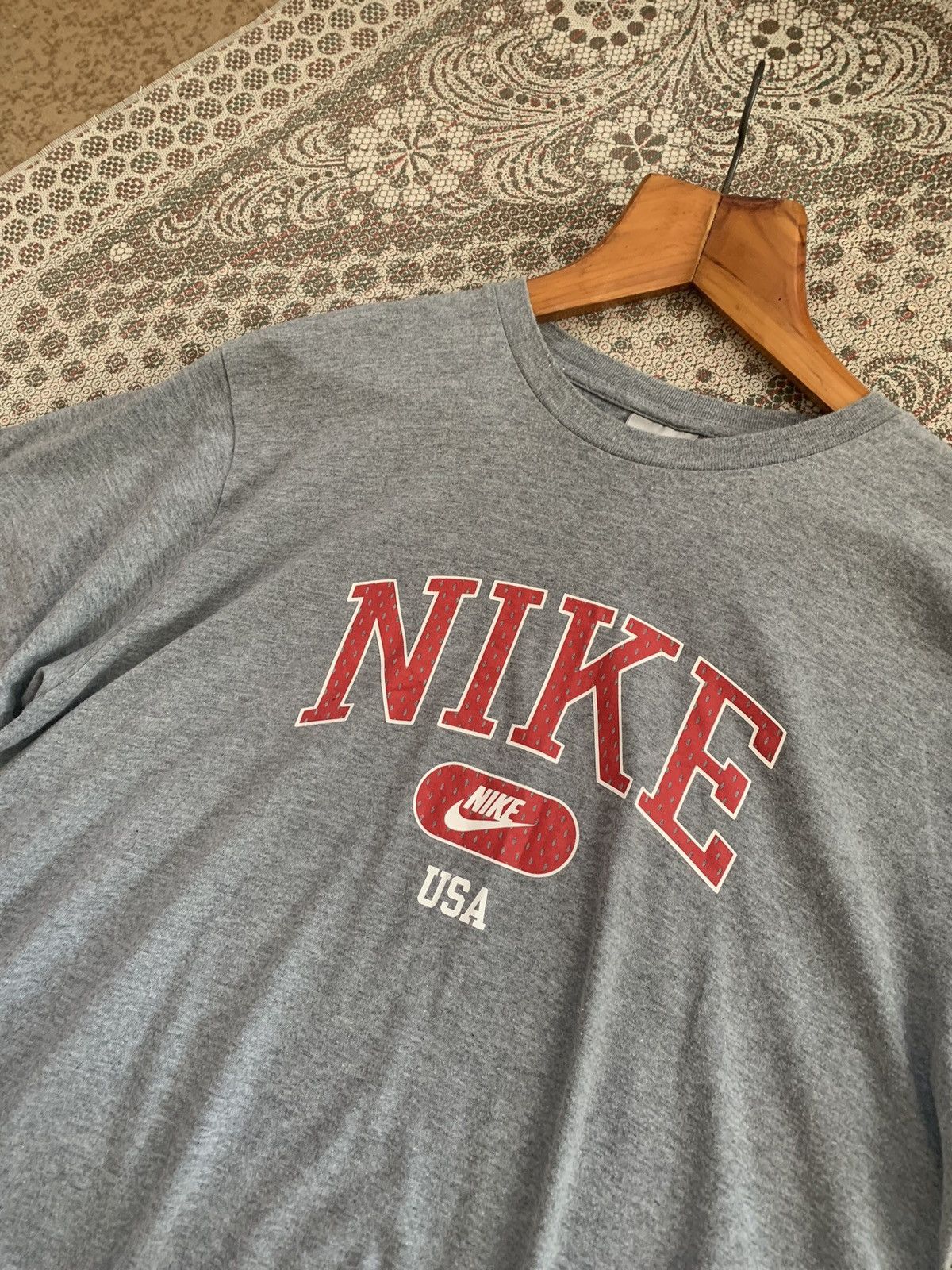 Nike × Vintage Nike USA vintage t-shirt Size US XL / EU 56 / 4 - 3 Thumbnail