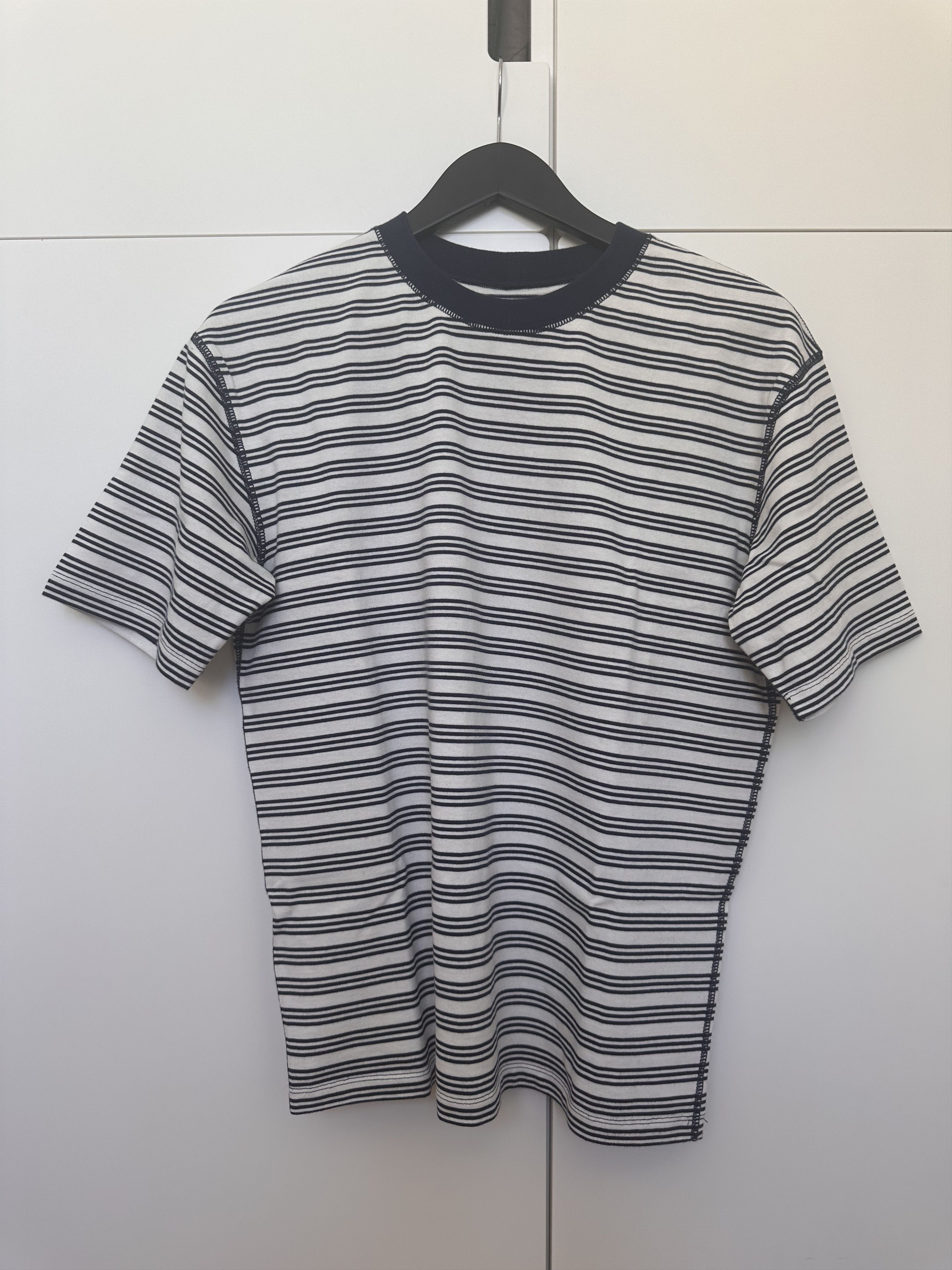 Drake's Drake’s Striped Cotton Jersey T-Shirt – Navy/White (M) Size US M / EU 48-50 / 2 - 1 Thumbnail
