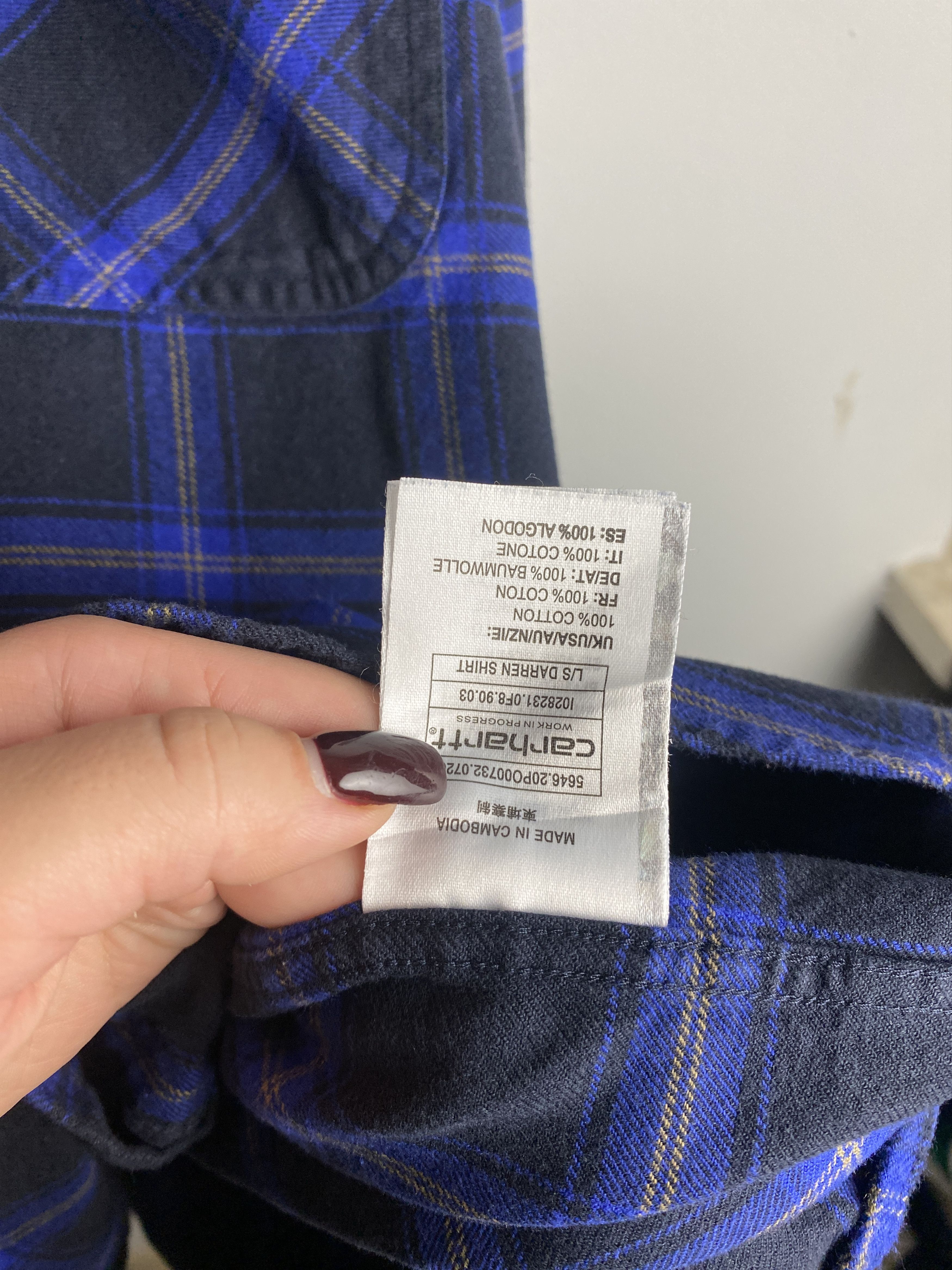 Carhartt Wip Carhartt WIP Darren Shirt check cotton Size US M / EU 48-50 / 2 - 5 Thumbnail