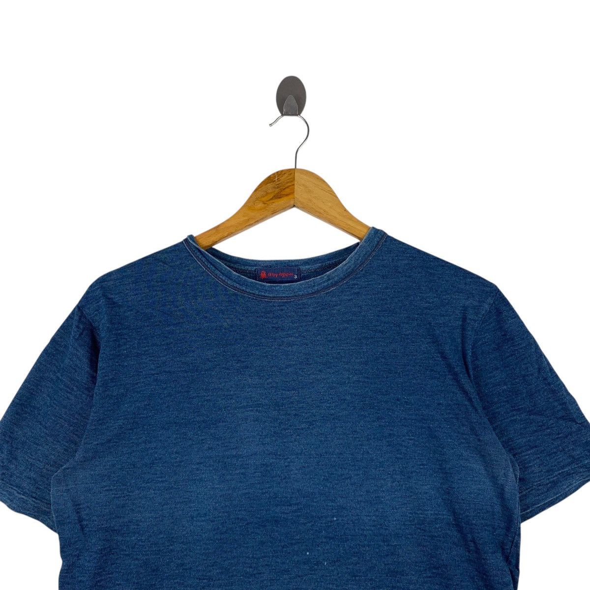 45rpm × Japanese Brand × Vintage Vintage 45 RPM Japanese Brand Casualwear IndigoPlain T-Shirt Size US S / EU 44-46 / 1 - 3 Thumbnail