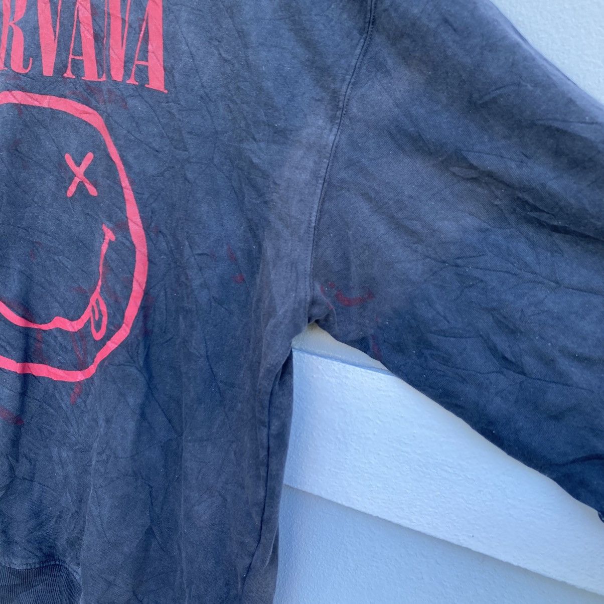 Band Tees × Nirvana × Vintage Nirvana Rare Vintage sun faded Paint A1 Size US XL / EU 56 / 4 - 6 Thumbnail