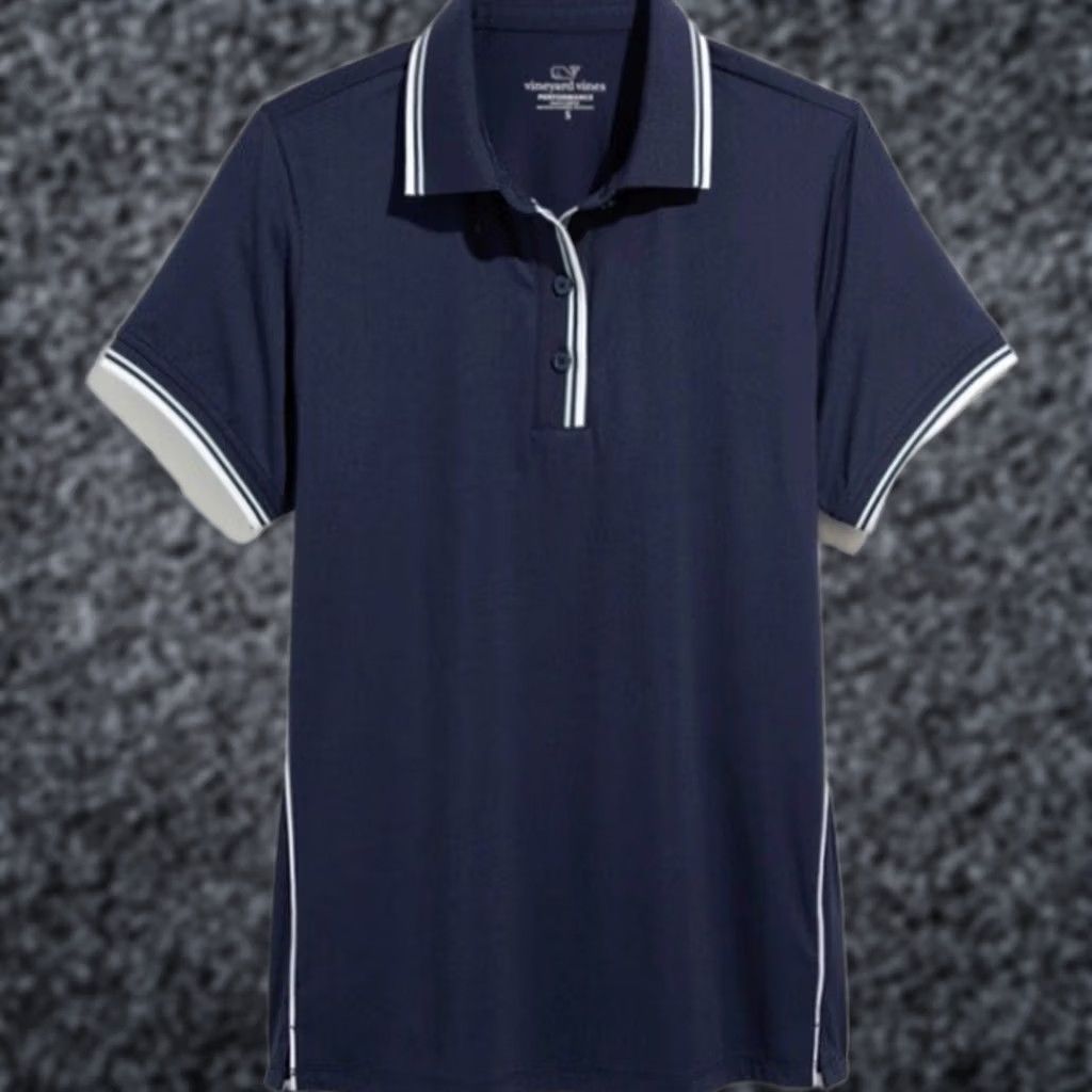 Vineyard Vines Vineyard Vines Performance Polo Shirt Women XL Pink Stretch New With Tags Golf Tennis Walking Breakaway Lightweight Activewear Size ONE SIZE - 1 Thumbnail