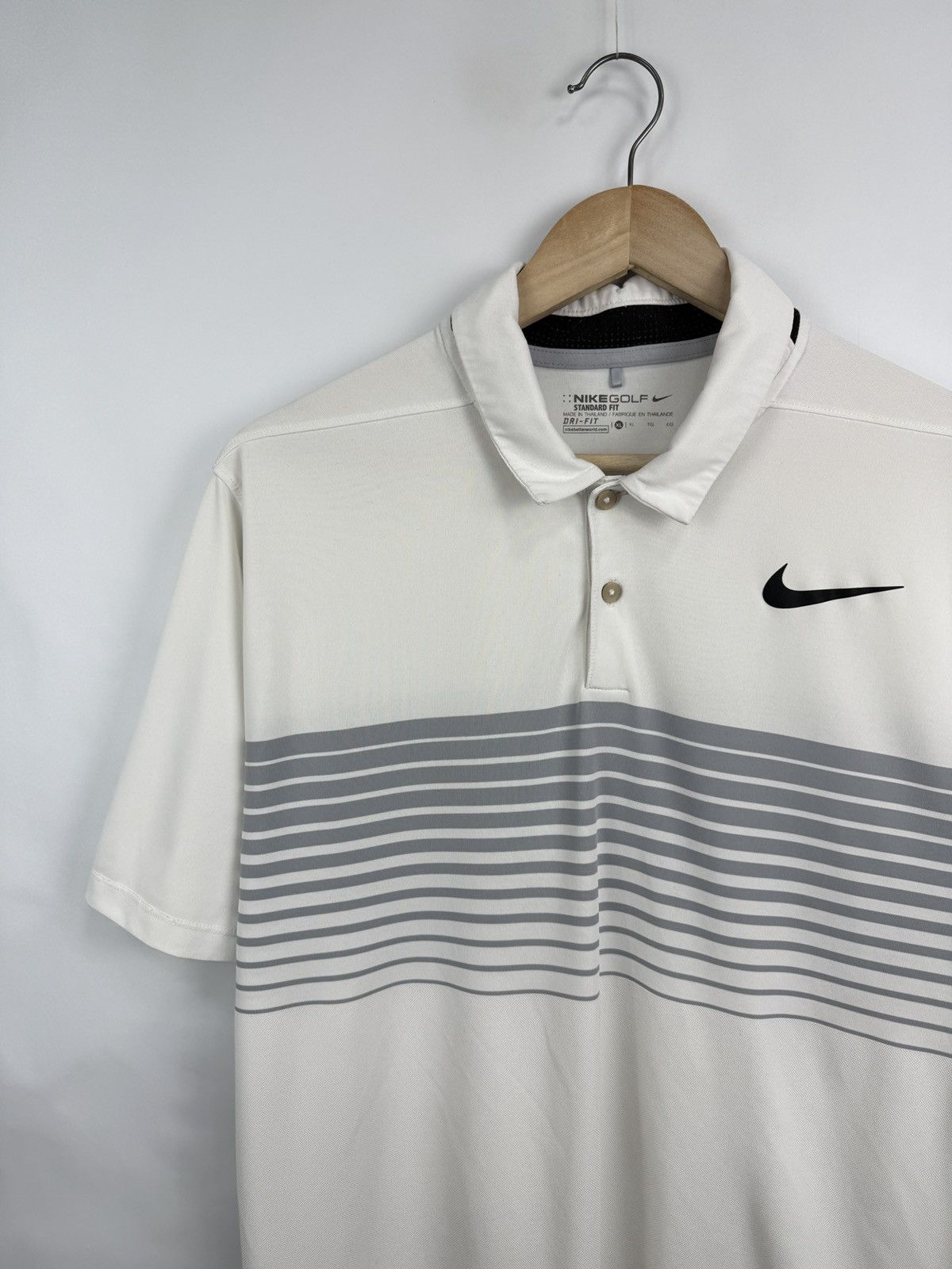Nike × Tiger Woods 🇺🇸 Nike Golf Standard Fit Polo T-Shirt Dri Fit Rare Retro Y2K Size US XL / EU 56 / 4 - 4 Thumbnail
