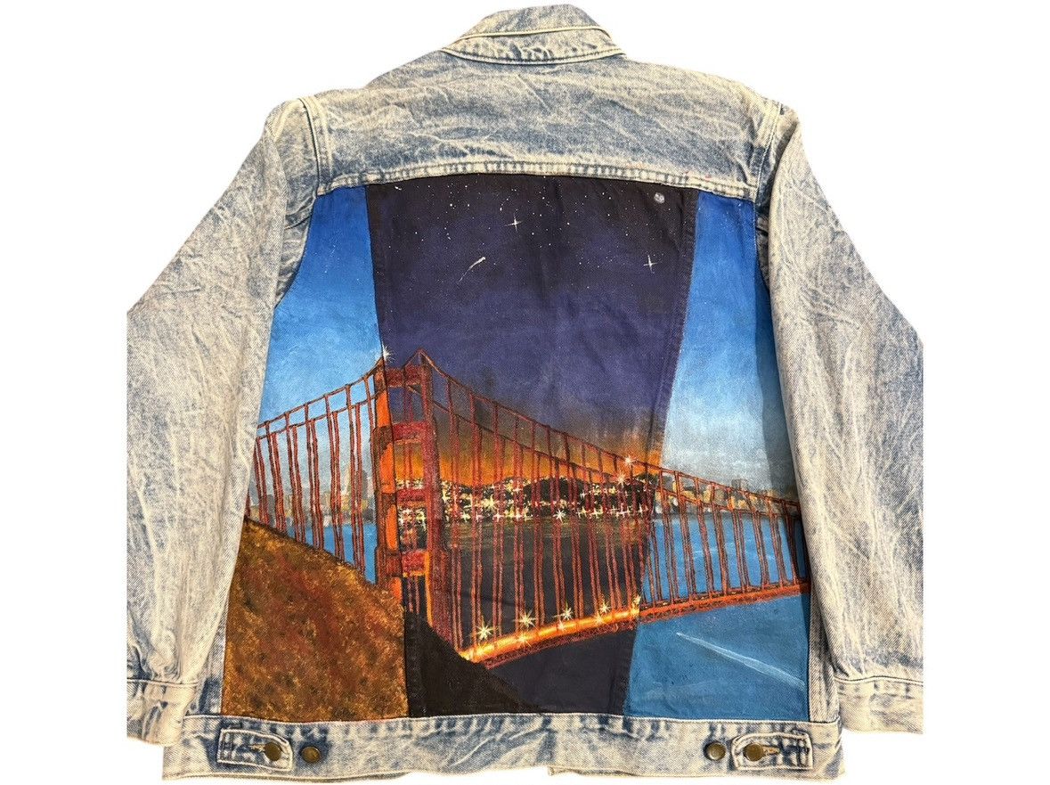 Polo Ralph Lauren Vintage hand painted 1990’s Jean Jacket Size US M / EU 48-50 / 2 - 2 Thumbnail