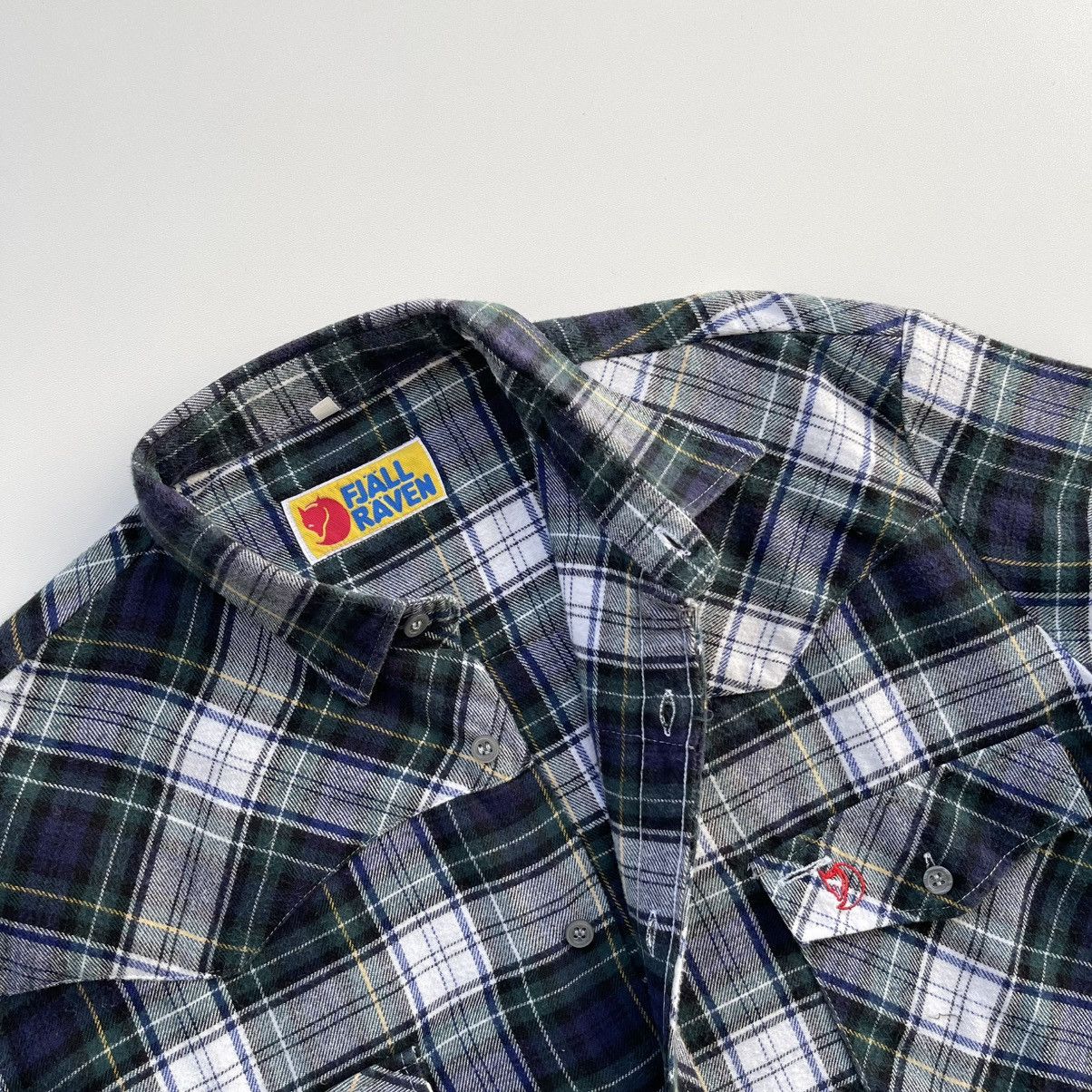 Fjallraven × The Mountain × Vintage Fjallraven Vintage Flannel Pocket Shirt Greenland Size US XL / EU 56 / 4 - 5 Thumbnail