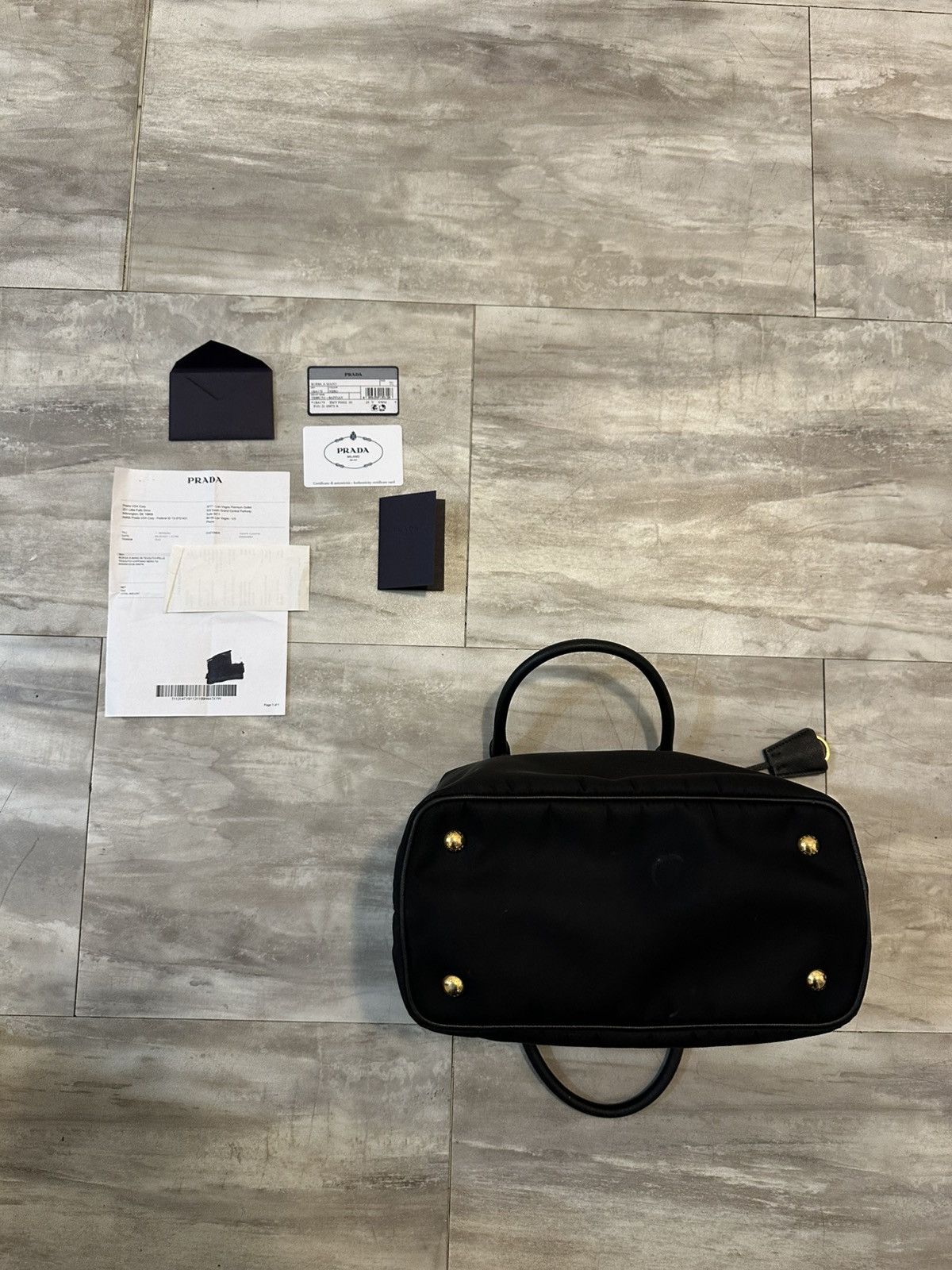 Prada Prada Tessuto Nylon Two Way Satchel Purse Size ONE SIZE - 15 Thumbnail