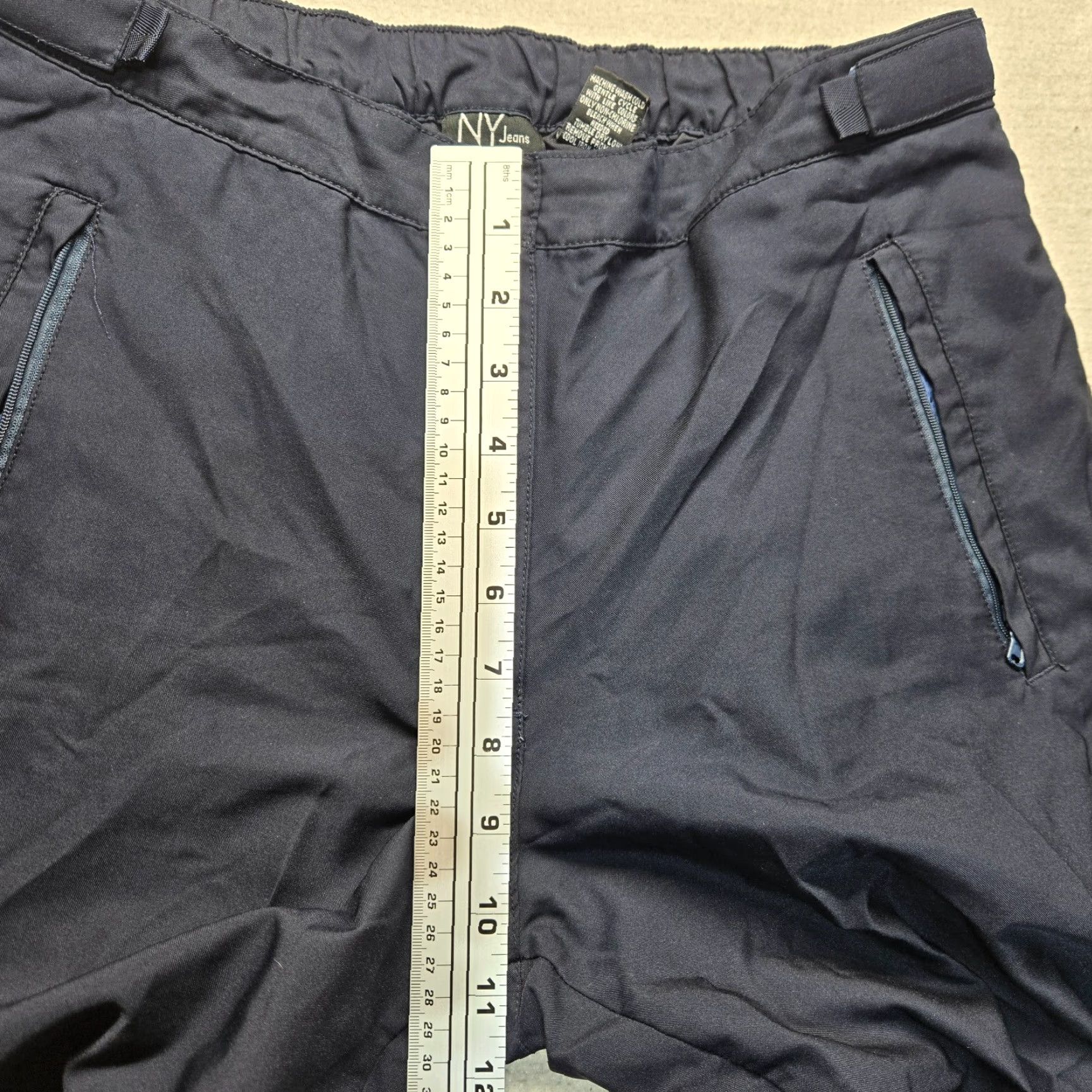 Jones New York Jones New York Sport Stretch Pants Solid Black Flat Front Adult Women's Size 8 Size 30" / US 8 / IT 44 - 6 Thumbnail