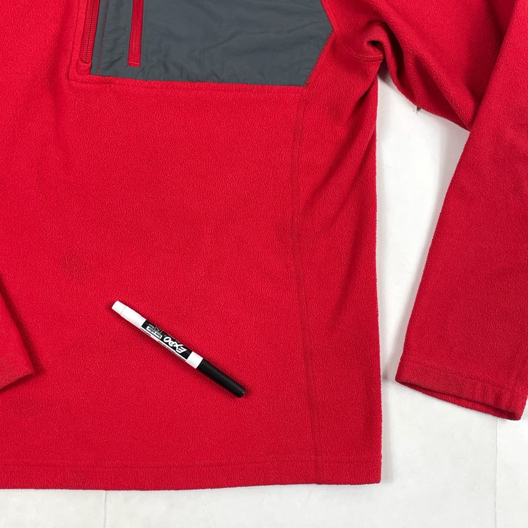 The North Face The North Face Jacket Men Medium Red Fleece 1/4 Zip Pullover Hiking Ski Climbing Size US M / EU 48-50 / 2 - 4 Thumbnail