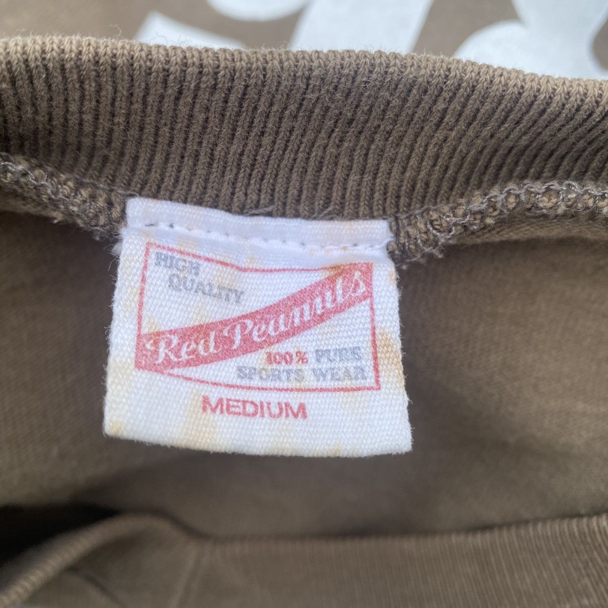 Japanese Brand Faded Brown RED PEANUTS SPORTWEAR 3Q Shirt Size US M / EU 48-50 / 2 - 9 Thumbnail