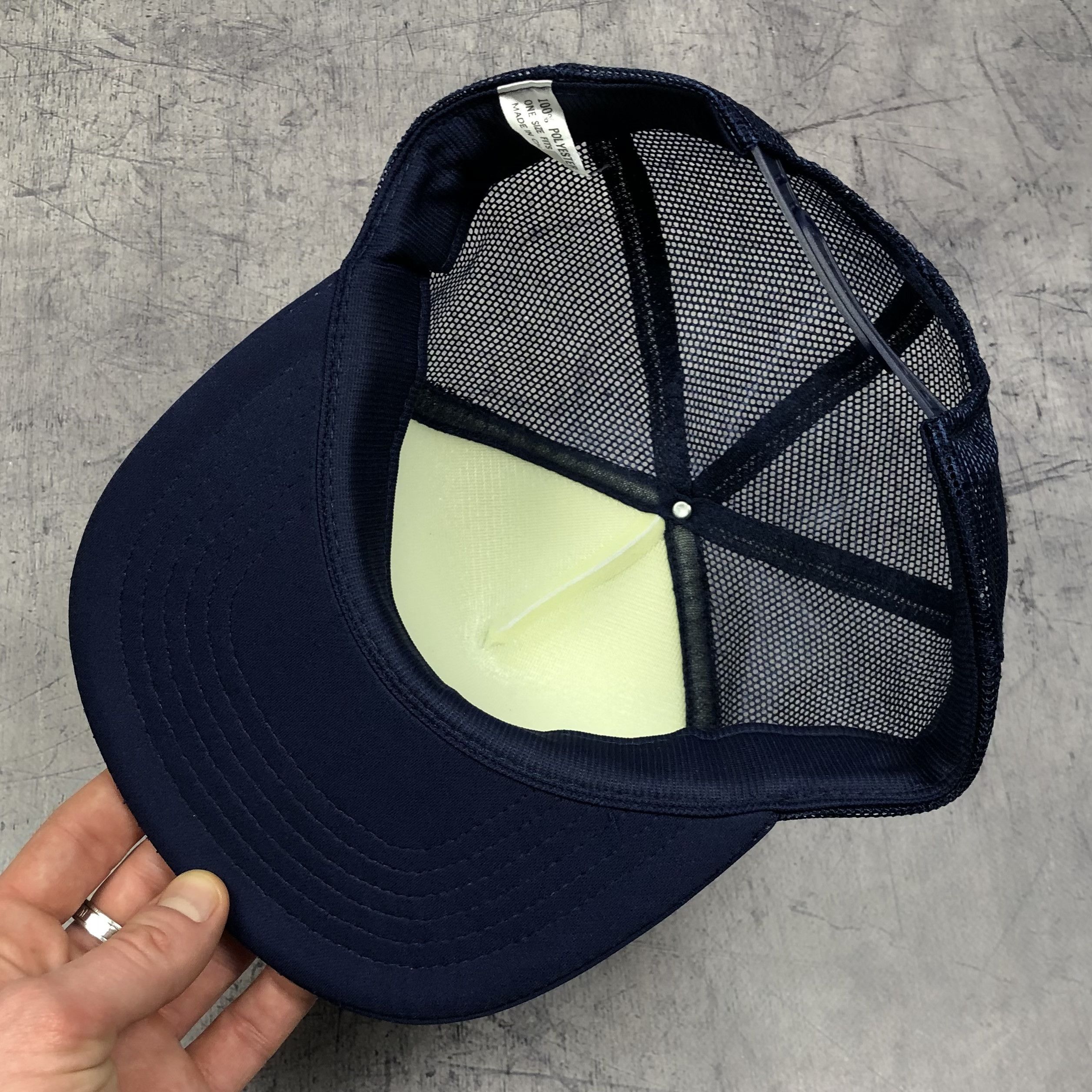 Honda Vintage 90s Honda Trucker Cap Quality Teamwork Technology Size ONE SIZE - 8 Thumbnail