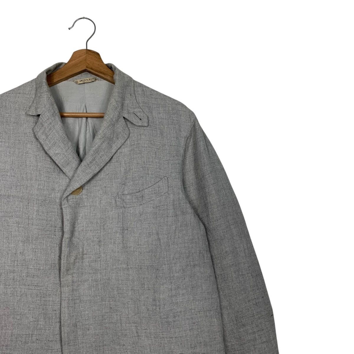 Japanese Brand Vintage ARTS & SCIENCE Belted Long Coat #2919-C132 Size US M / EU 48-50 / 2 - 6 Thumbnail