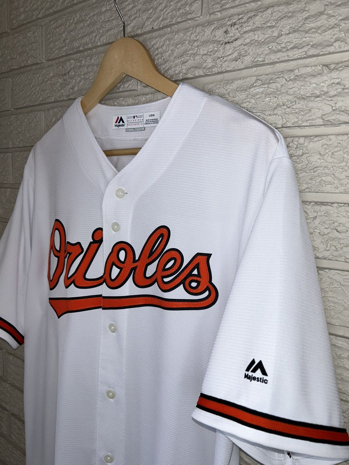 MLB × Majestic Majestic Baltimore Orioles Paul Fry Baseball Jersey Size US L / EU 52-54 / 3 - 2 Thumbnail