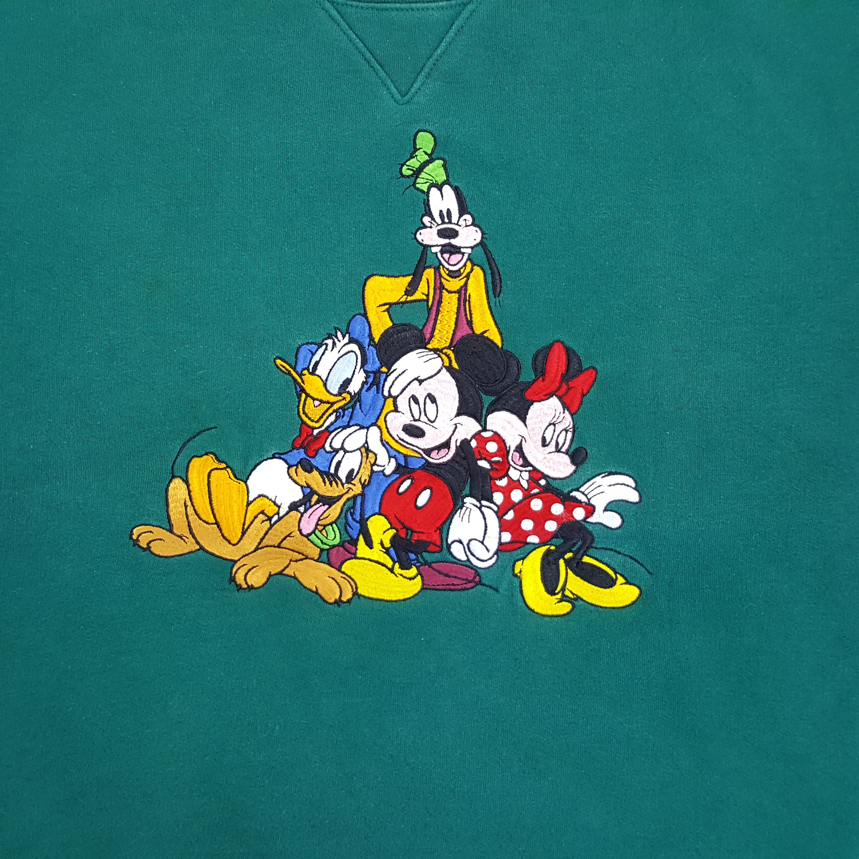 Disney × Mickey Mouse × Vintage Vintage Disney Characters Mickey Mouse Sweatshirt Size US XL / EU 56 / 4 - 2 Thumbnail