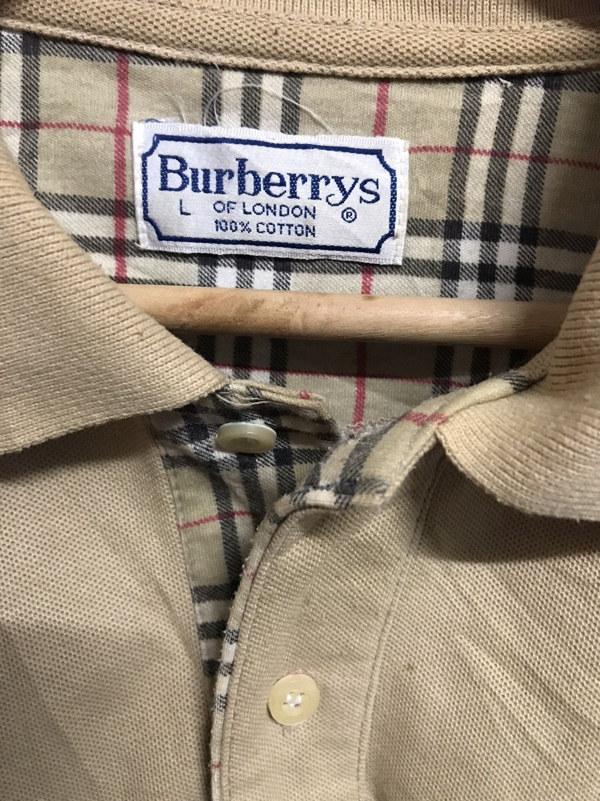 Burberry Burberry Button Up Nova Check Beige Shirt Size US L / EU 52-54 / 3 - 5 Thumbnail
