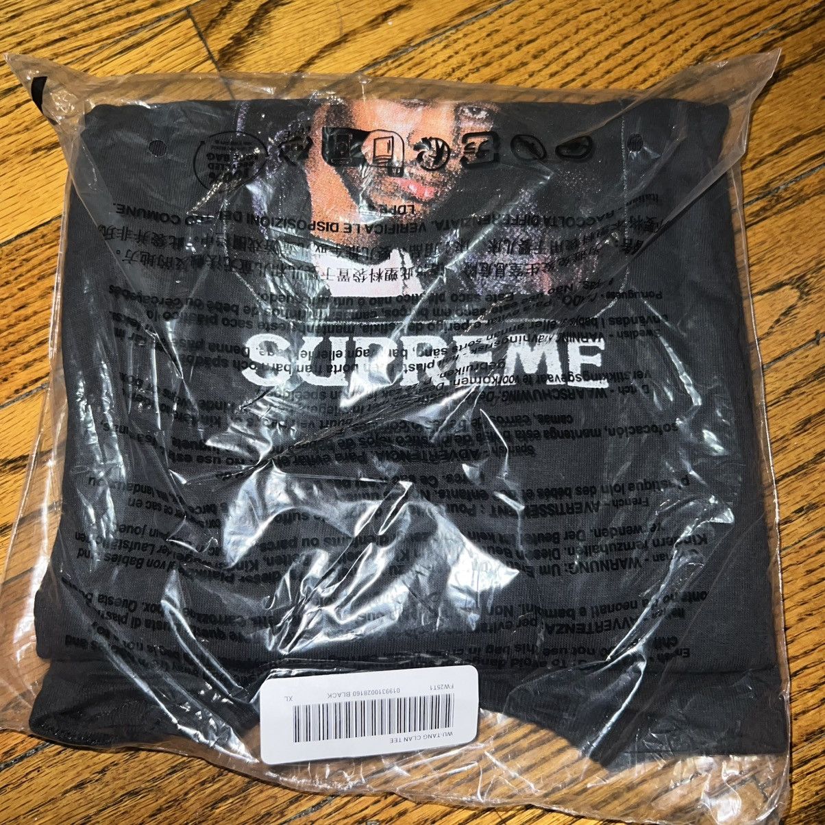 Supreme Wu Tang Clan Rza Tee Black Size: XL