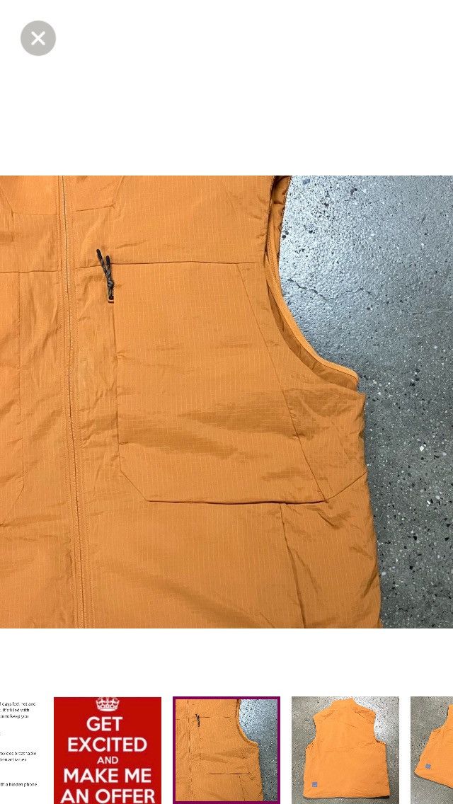 Lululemon Lululemon Autumn Orange Insulated Hiking Vest XXL Size US XXL / EU 58 / 5 - 9 Thumbnail