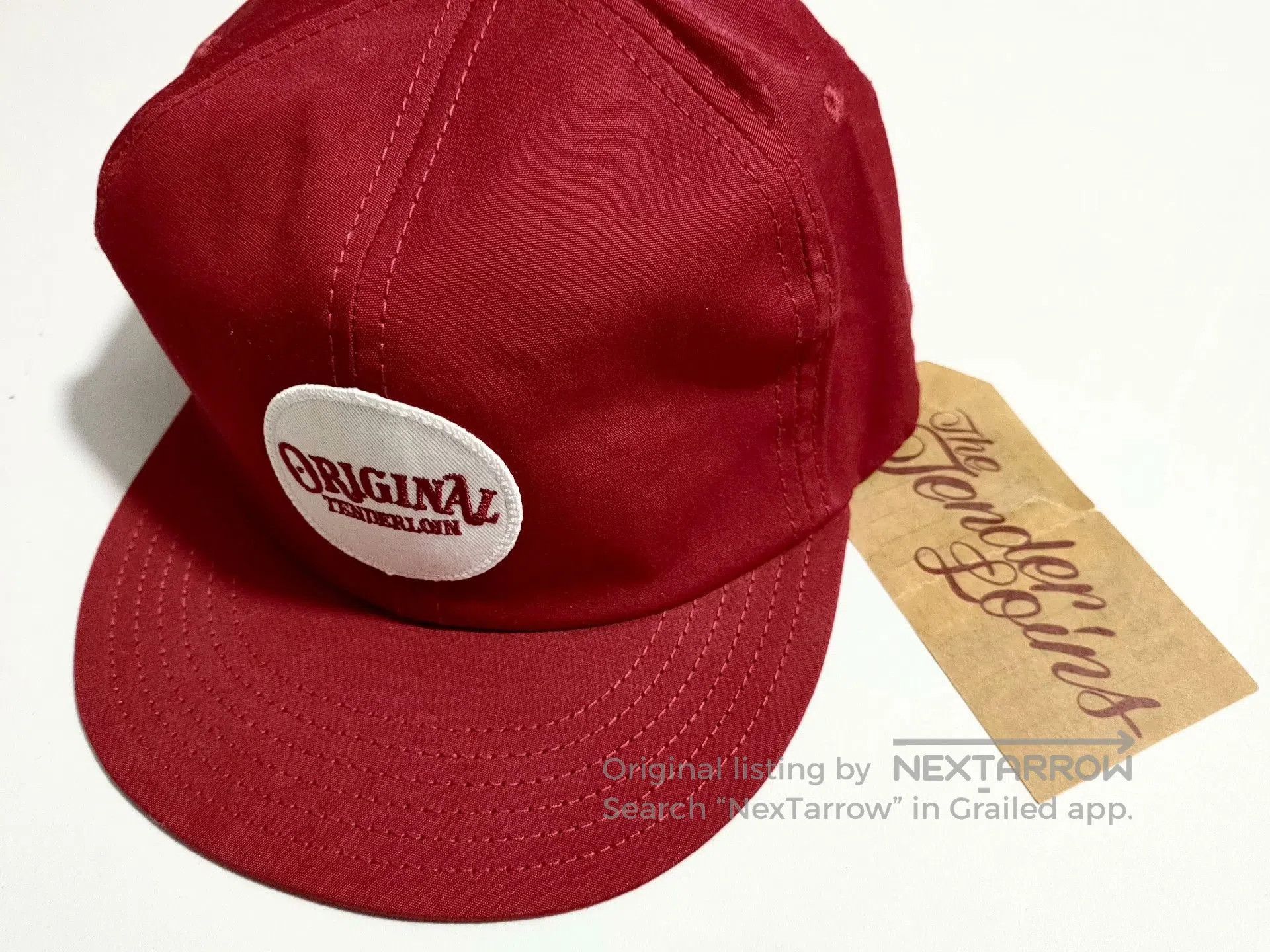 Other Round Logo Flat Brim Trucker Cap. Size ONE SIZE - 4 Thumbnail