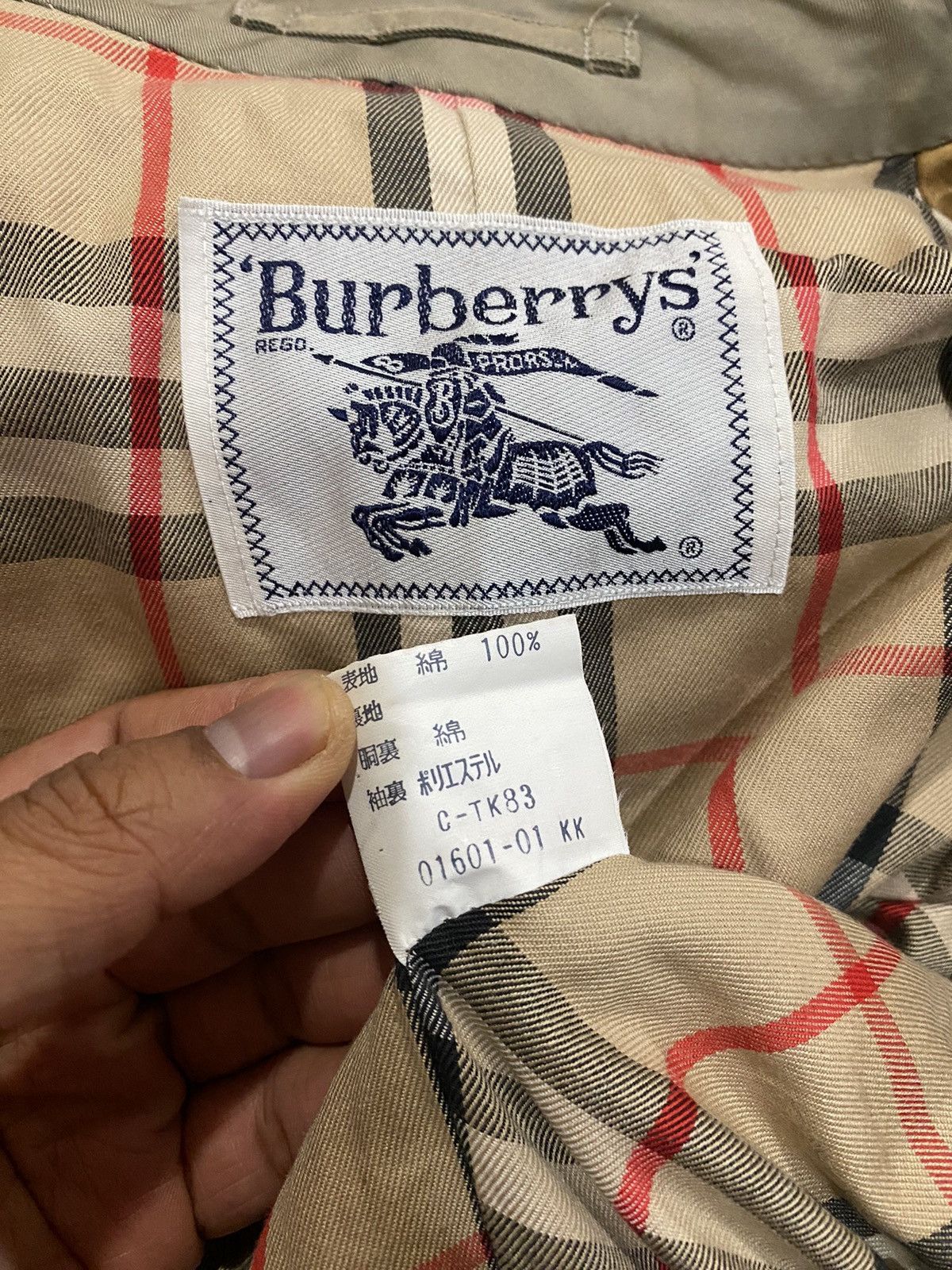 Burberry Vintage burberrys novacheck long jacket Size US M / EU 48-50 / 2 - 8 Thumbnail