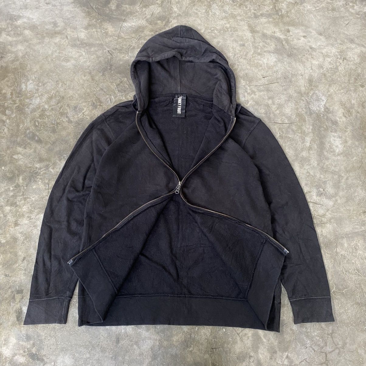 Hysteric Glamour 2000s Frunky Fruit Y2K Style Graphic Black Double Zip Hoodie Size US XXL / EU 58 / 5 - 2 Thumbnail