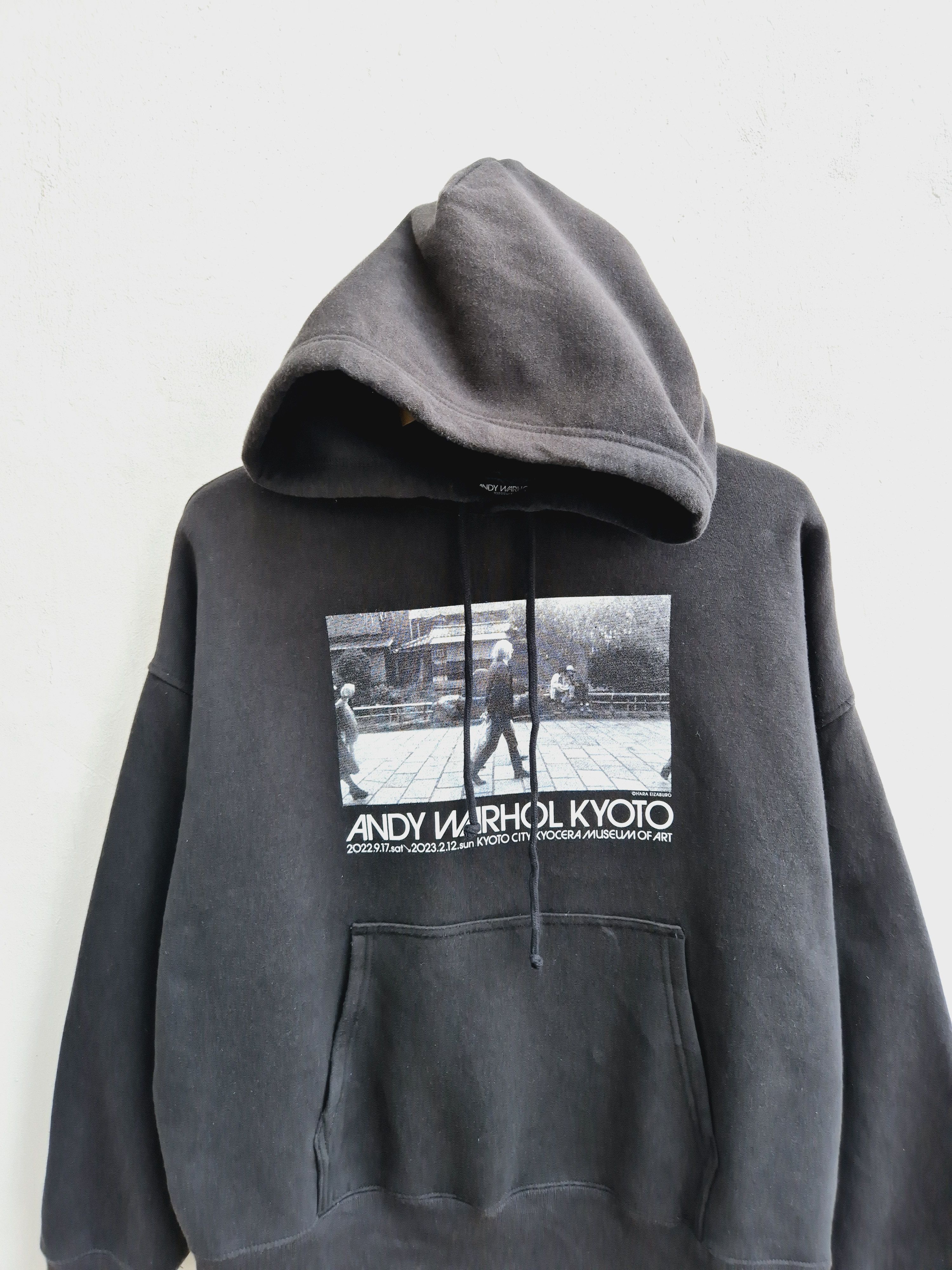 Andy Warhol × Japanese Brand Faded Andy Warhol Big Silhouette Pullover Hoodie Size US M / EU 48-50 / 2 - 3 Thumbnail