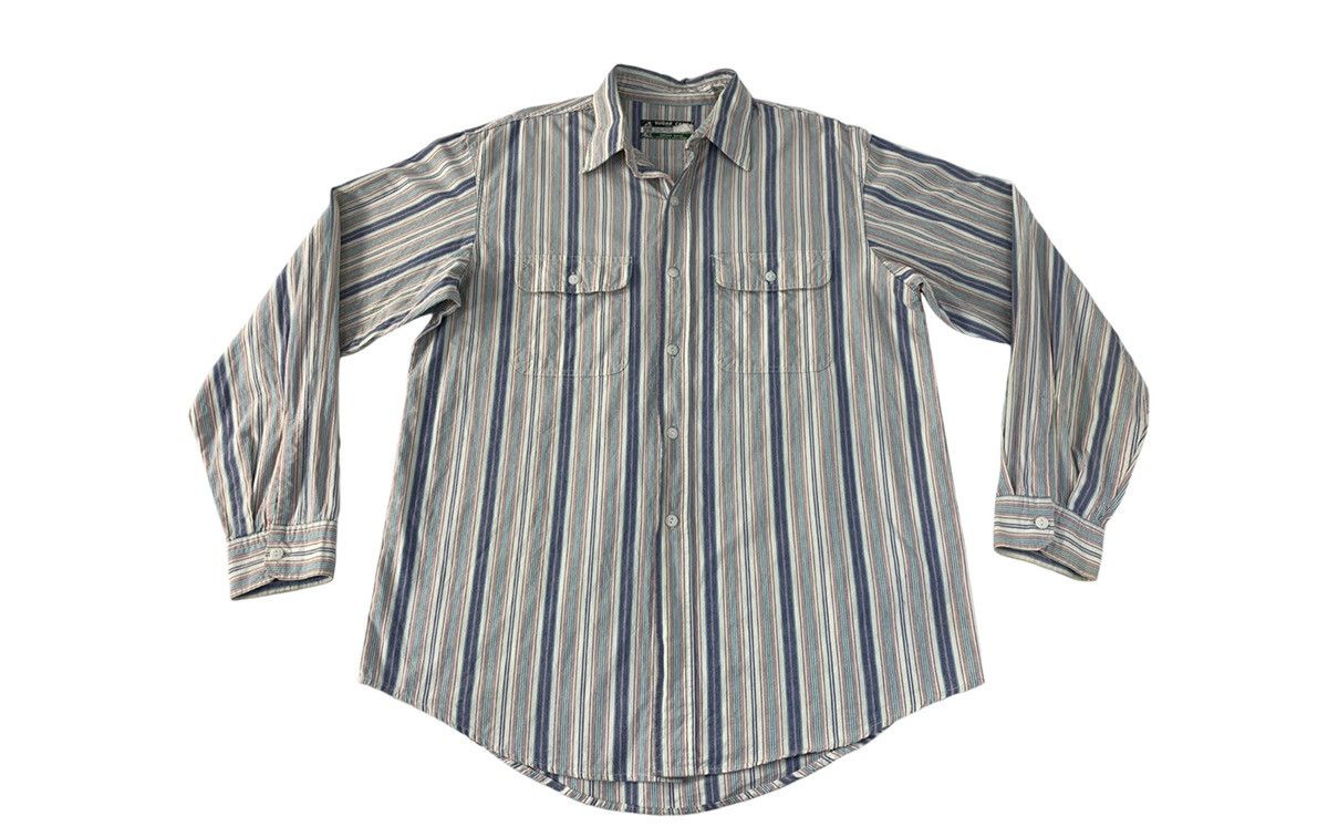 Sugar Cane 80s 90s Sugar Cane Toyo Enterprise Union Made Striped Size US L / EU 52-54 / 3 - 1 Thumbnail