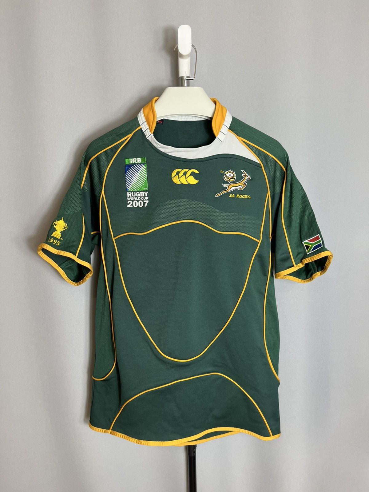 Canterbury of New Zealand South Africa irb rugby world cup 2007 champions jersey match Size US M / EU 48-50 / 2 - 1 Thumbnail