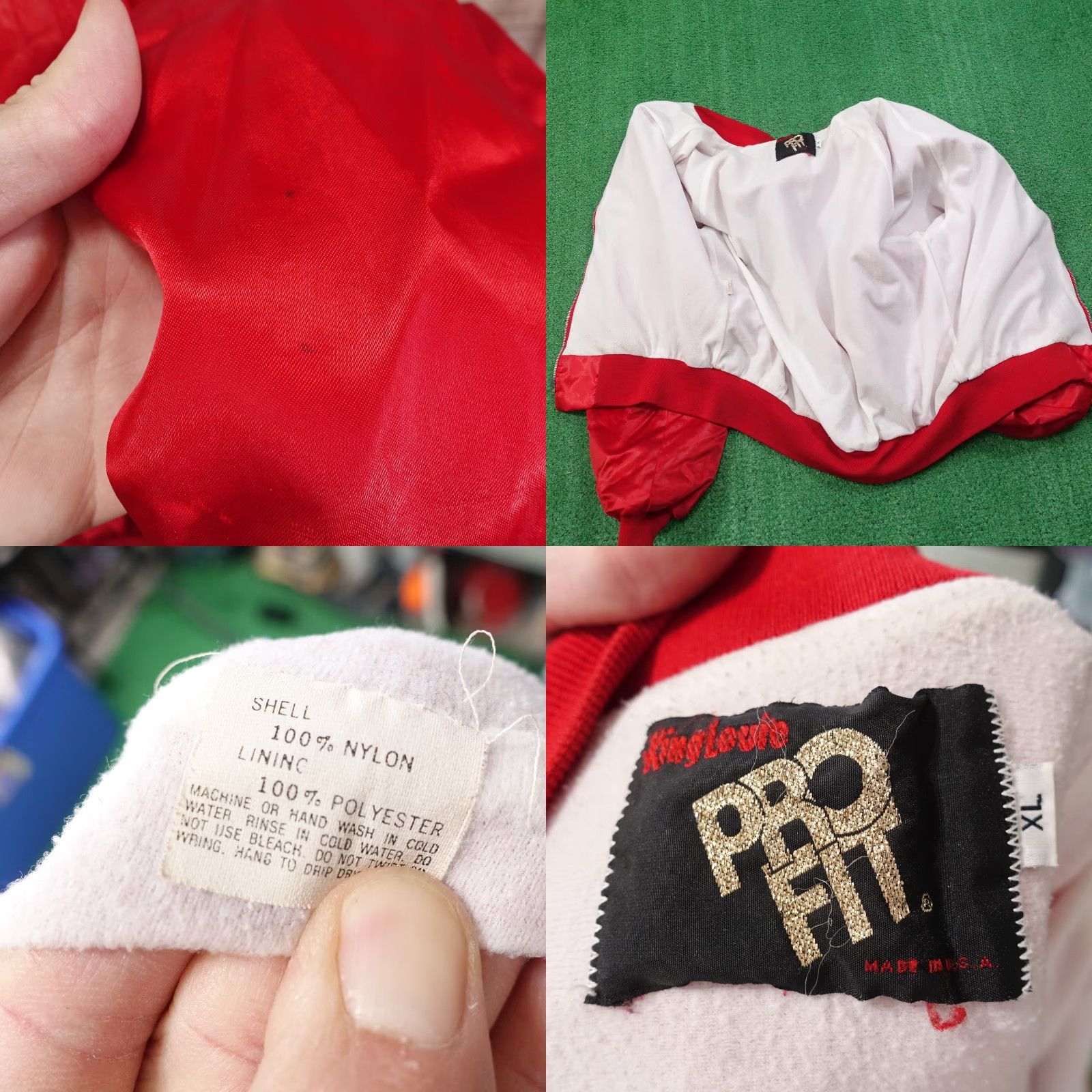 Vintage Vintage King Louie Satin Bomber Jacket Men XL Red US Vintage 90s Casual Size US XL / EU 56 / 4 - 8 Thumbnail