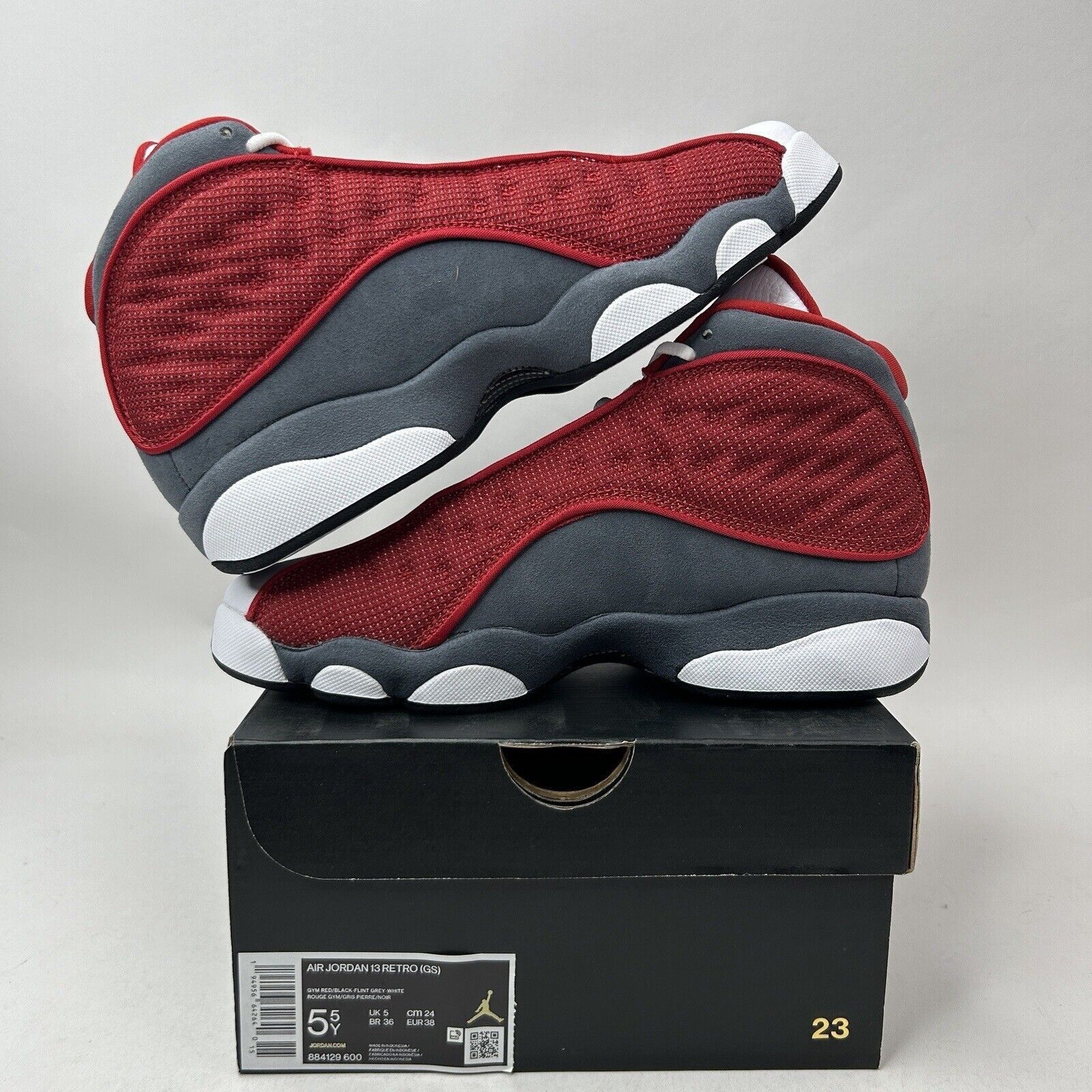 Nike Nike Air Jordan 13 Retro GS “Red Flint” 2023 Size US 7 / IT 37 - 3 Thumbnail