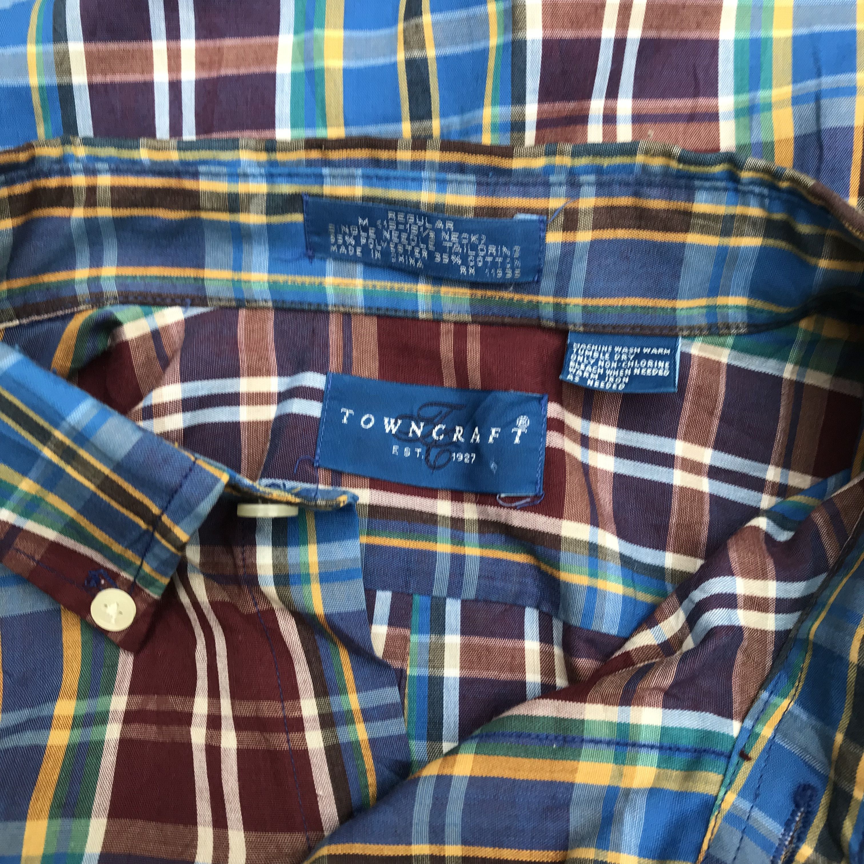 Towncraft Vintage Jc Penney Towncraft madrass ivy league Tartan Long Size US M / EU 48-50 / 2 - 11 Thumbnail