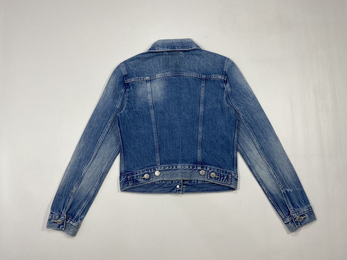 Levi's Levis Washed Blue Trucker Jacket Denim Size XS / US 0-2 / IT 36-38 - 15 Thumbnail