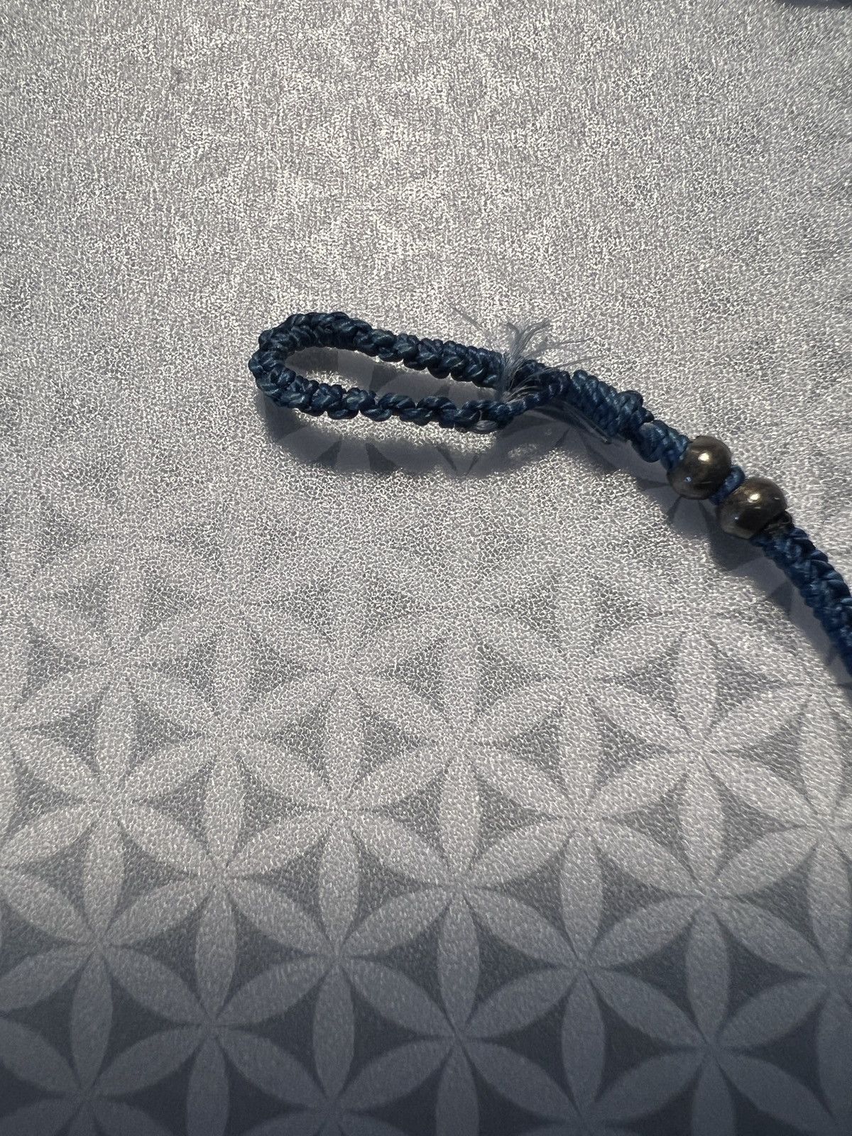 Mikia NEW Mikia Beaded Cord Bracelet blue silver 7.25 in Size ONE SIZE - 6 Thumbnail
