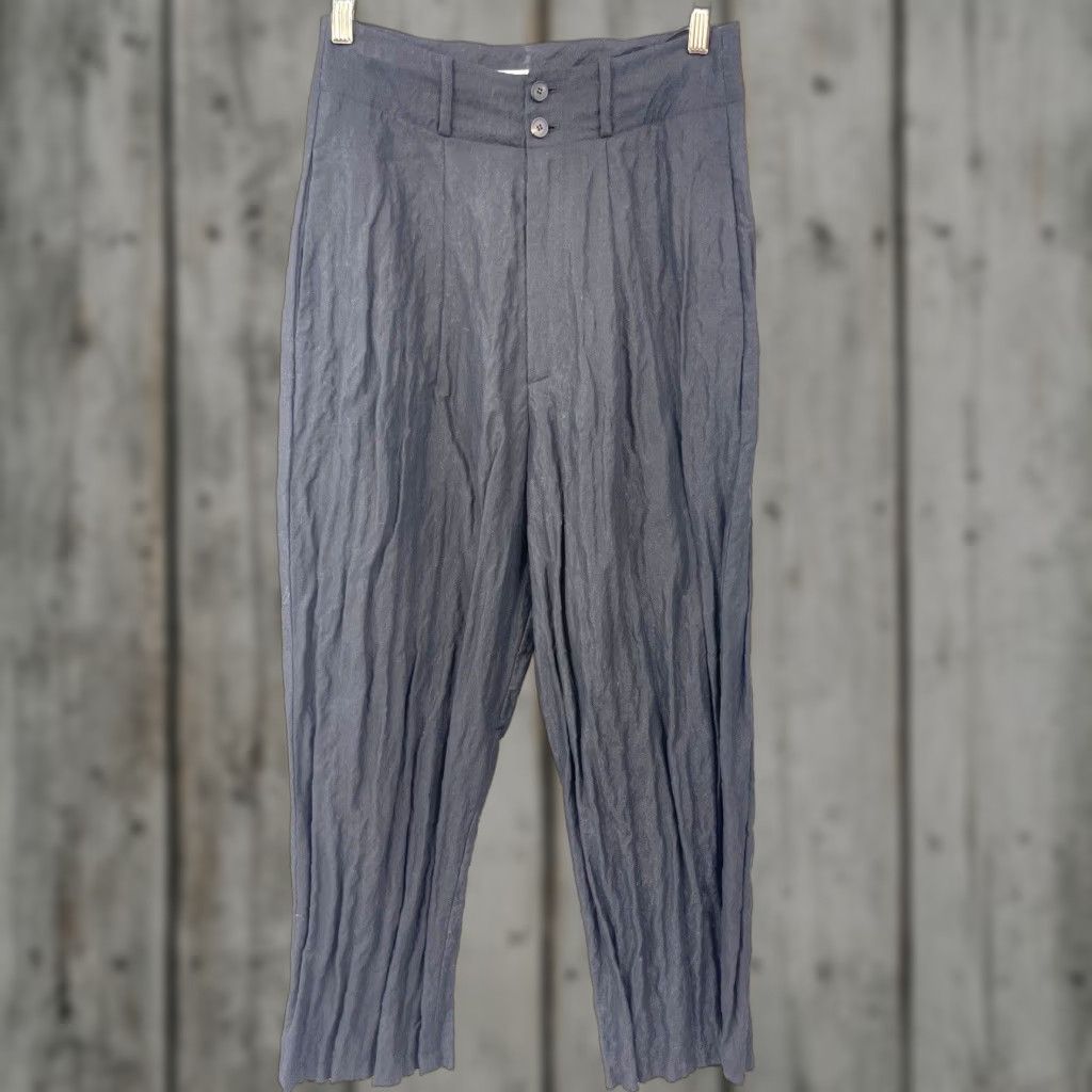 Alexander McQueen Alexander McQueen McQ Pants Women Small 38 IT High Waist Black Bootcut 90s? No Quiet y2k Size 28" / US 6 / IT 42 - 1 Thumbnail