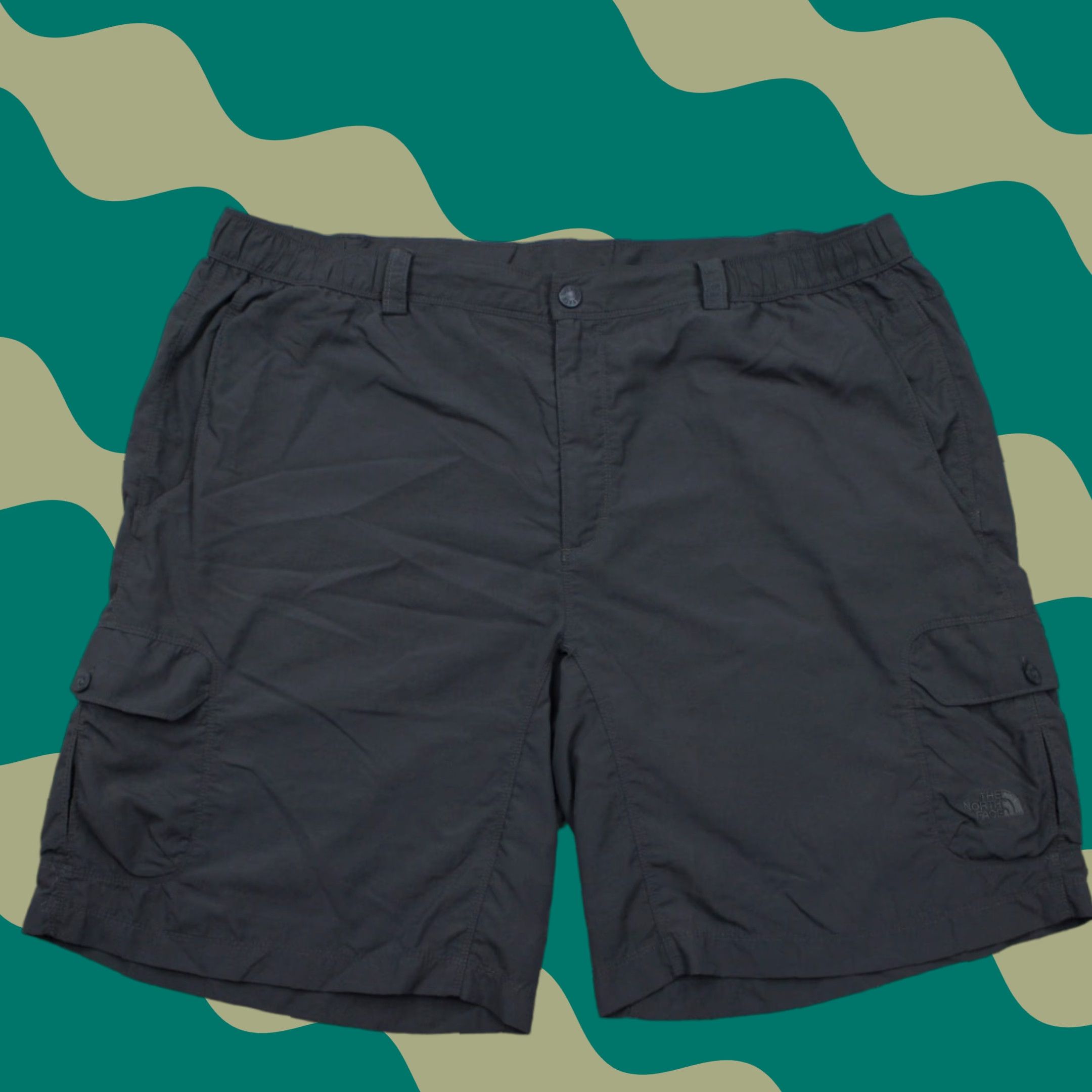 The North Face The North Face The North Face Ajdm Horizon Peak Shorts Mens 2XL XXL Gray Cargo Nylon 10" Inseam Size US 39 - 1 Thumbnail