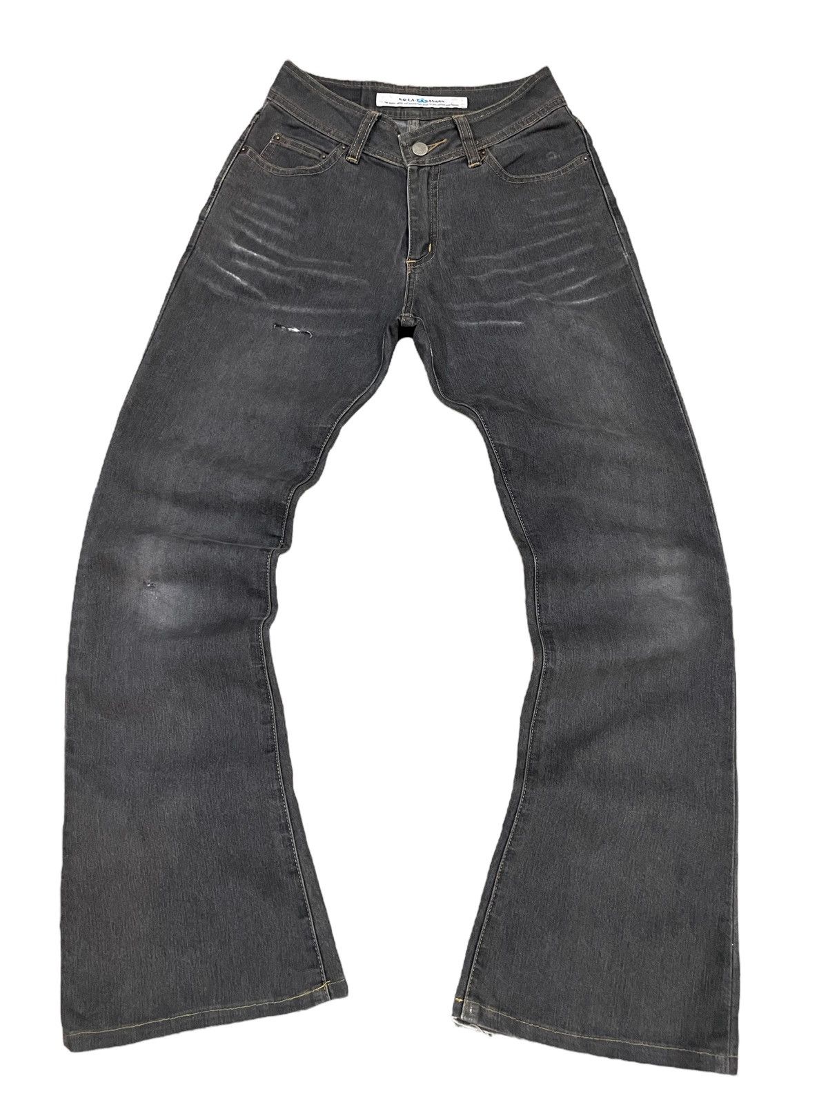 Japanese Brand Vintage Japanese Brand Ripped Style Fade Wash Bootcut Jeans Size 25" / US 0 / IT 36 - 7 Thumbnail
