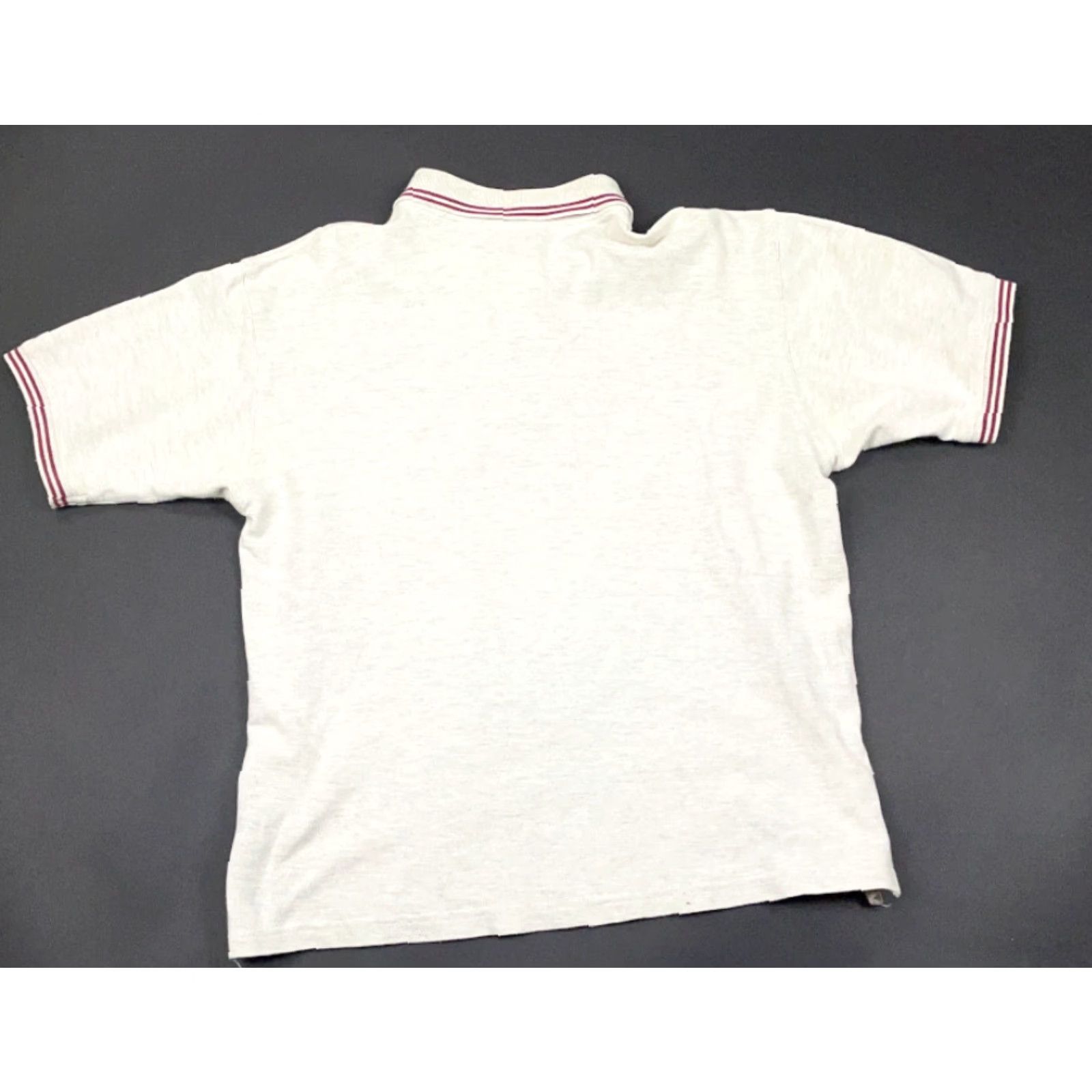 Vintage VINTAGE 90s San Antonio Riverwalk Polo Shirt Men Medium Gray Red Cotton Casual Retro Texas Size US M / EU 48-50 / 2 - 2 Thumbnail