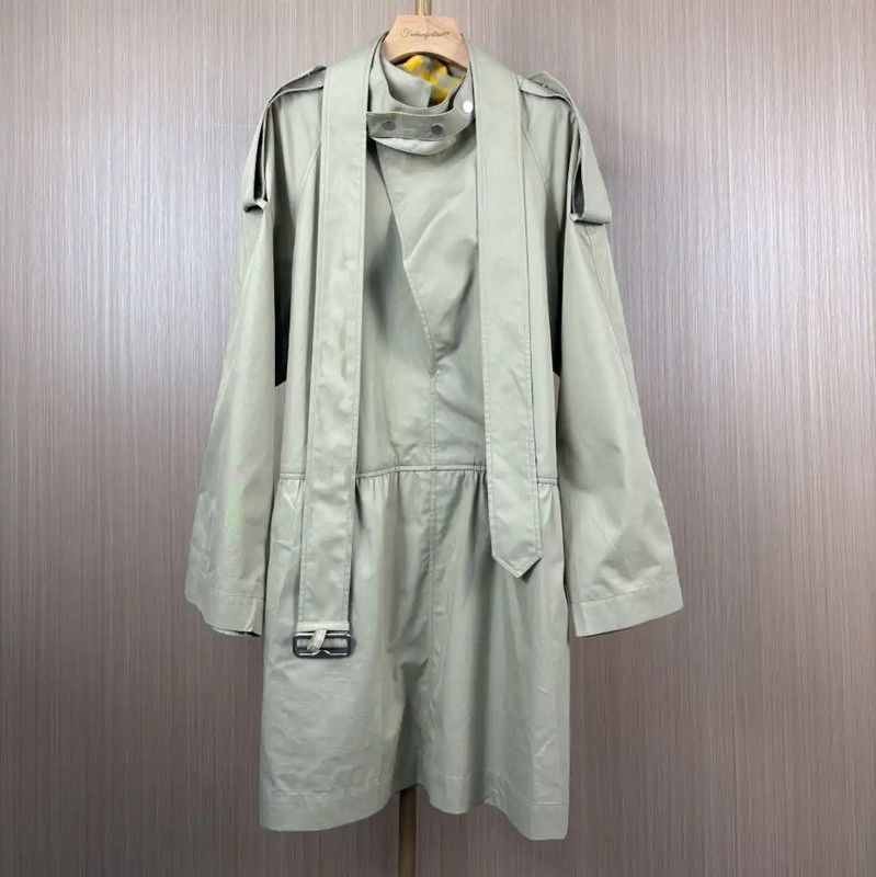 Burberry Burberry Light Green Cotton Jacket for Women Size S / US 4 / IT 40 - 1 Thumbnail