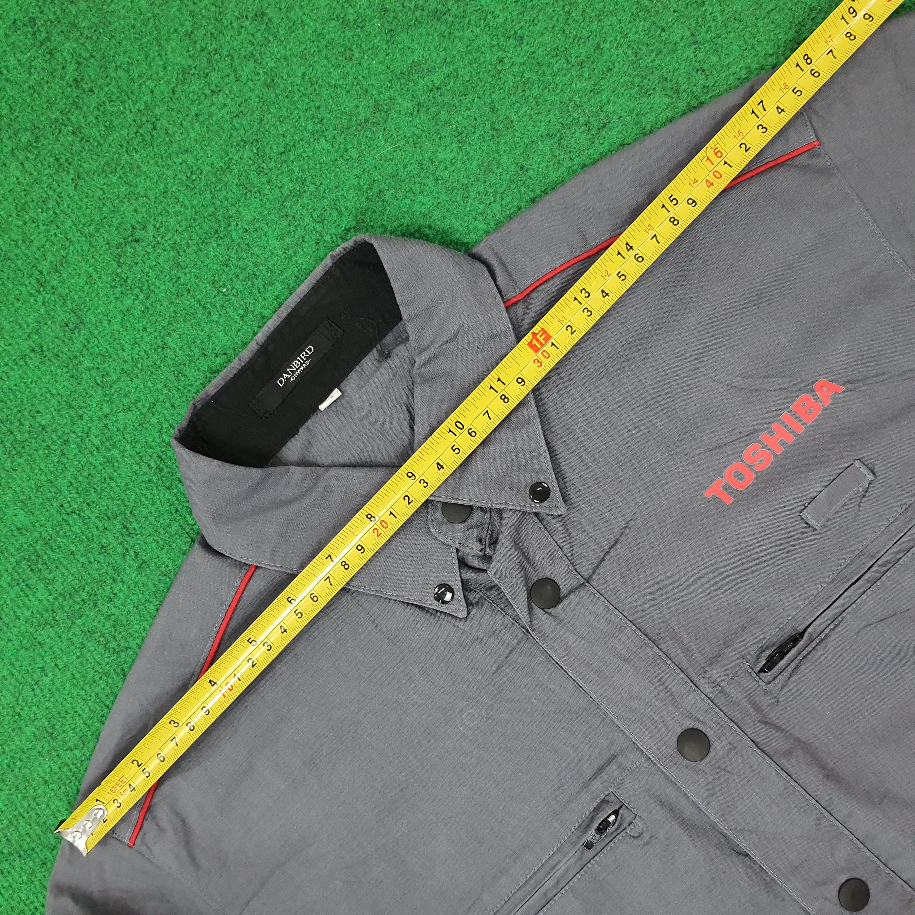 Japanese Brand Vintage Toshiba Japan Tech Brand Work Shirt C223N38 Size US M / EU 48-50 / 2 - 8 Thumbnail