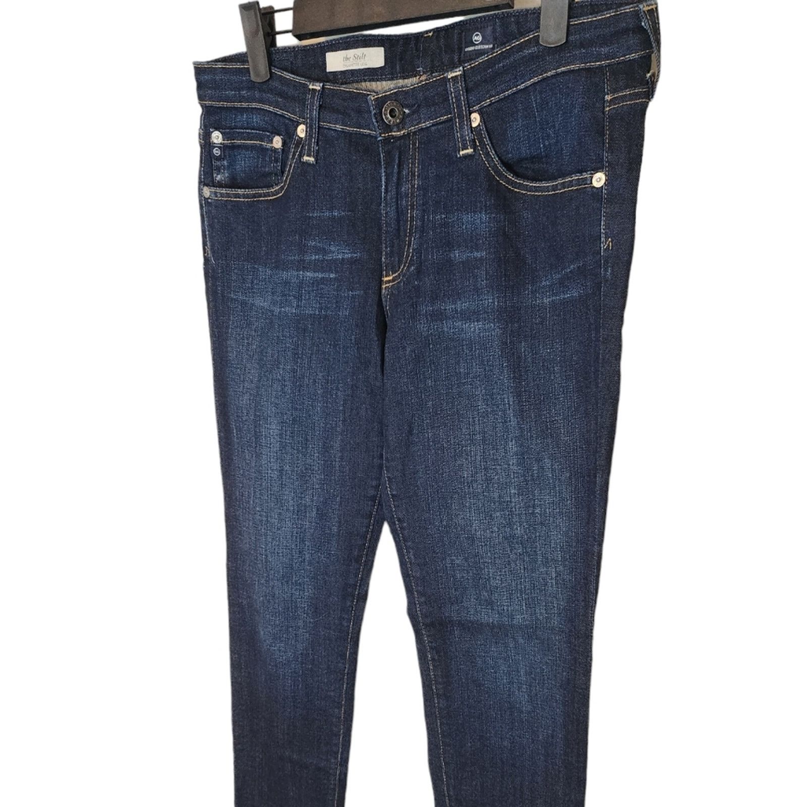 AG Adriano Goldschmied AG Adriano Goldschmied Denim Stilt Cigarette Leg Jeans 29 Size 29" - 4 Thumbnail