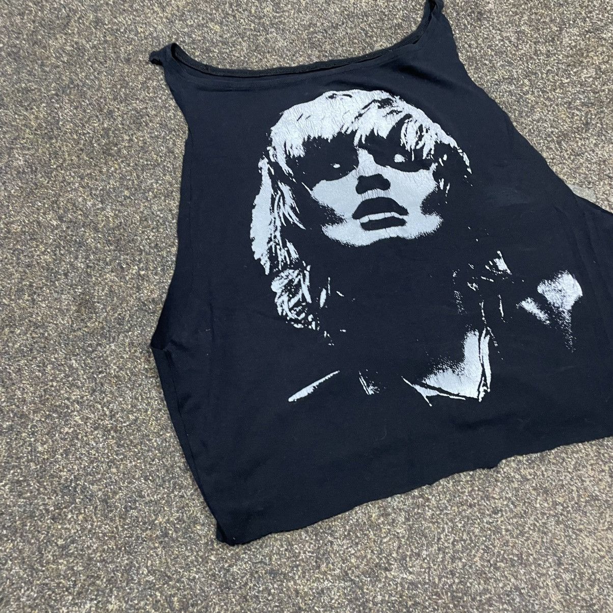 Band Tees RARE 90s Blondie Cut-Off Tank — Raw Punk Icon Energy Grunge Size M / US 6-8 / IT 42-44 - 2 Thumbnail