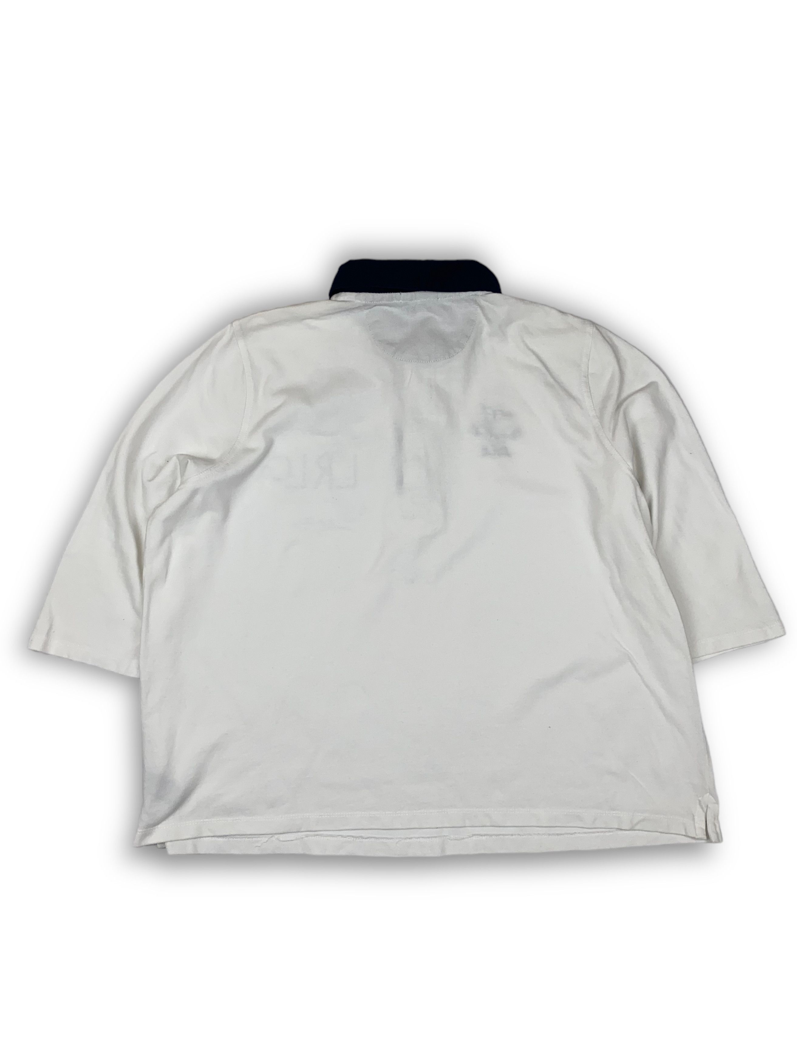 Ralph Lauren Vintage RALPH LAUREN Half Sleeved Rugby Sweatshirt M536 Size US XXL / EU 58 / 5 - 9 Thumbnail
