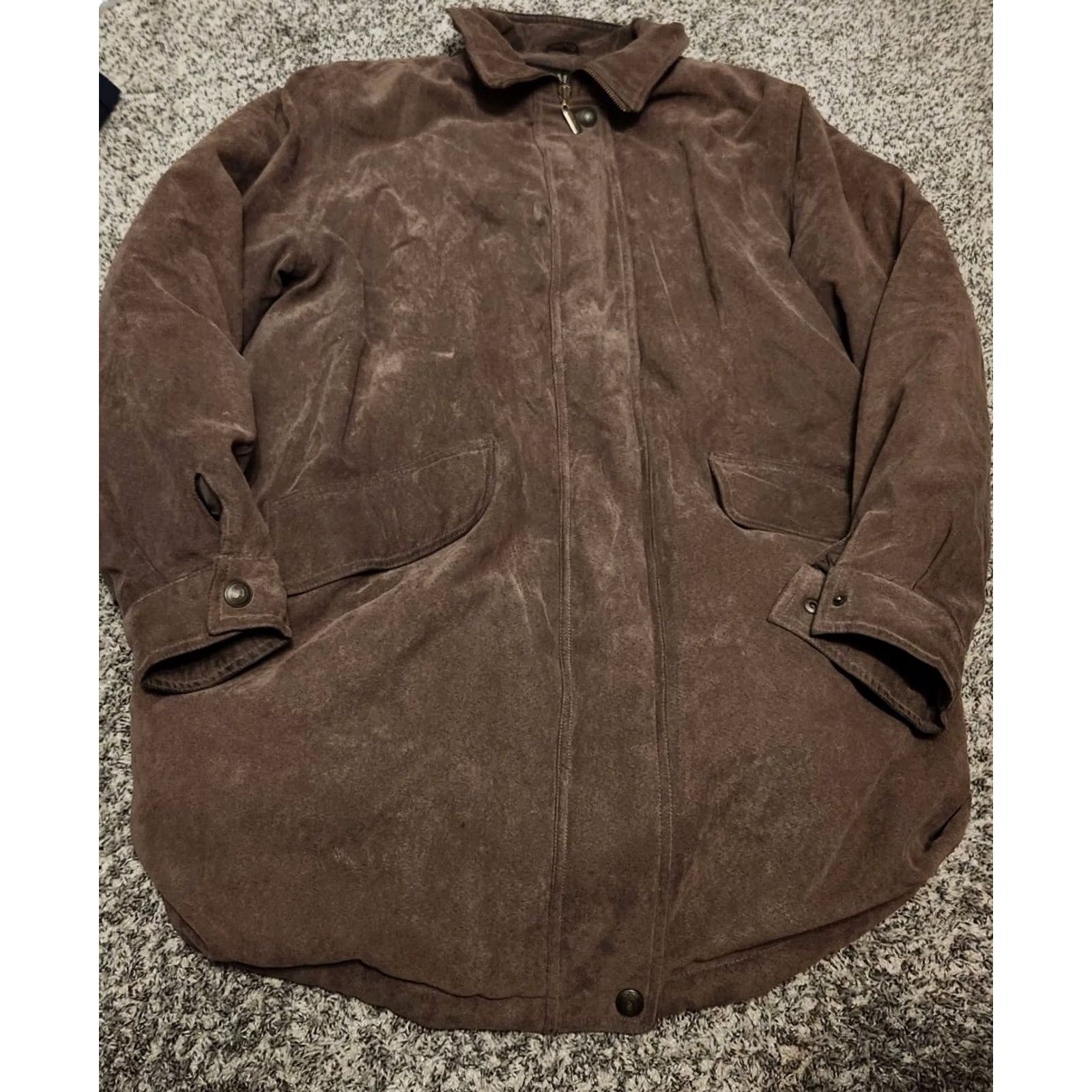 Vintage Bromley Sport Down & Feathers Parka Coat Jacket Brown M Unisex Adults Medium Climate: Fall Winter Spring Size M / US 6-8 / IT 42-44 - 2 Thumbnail