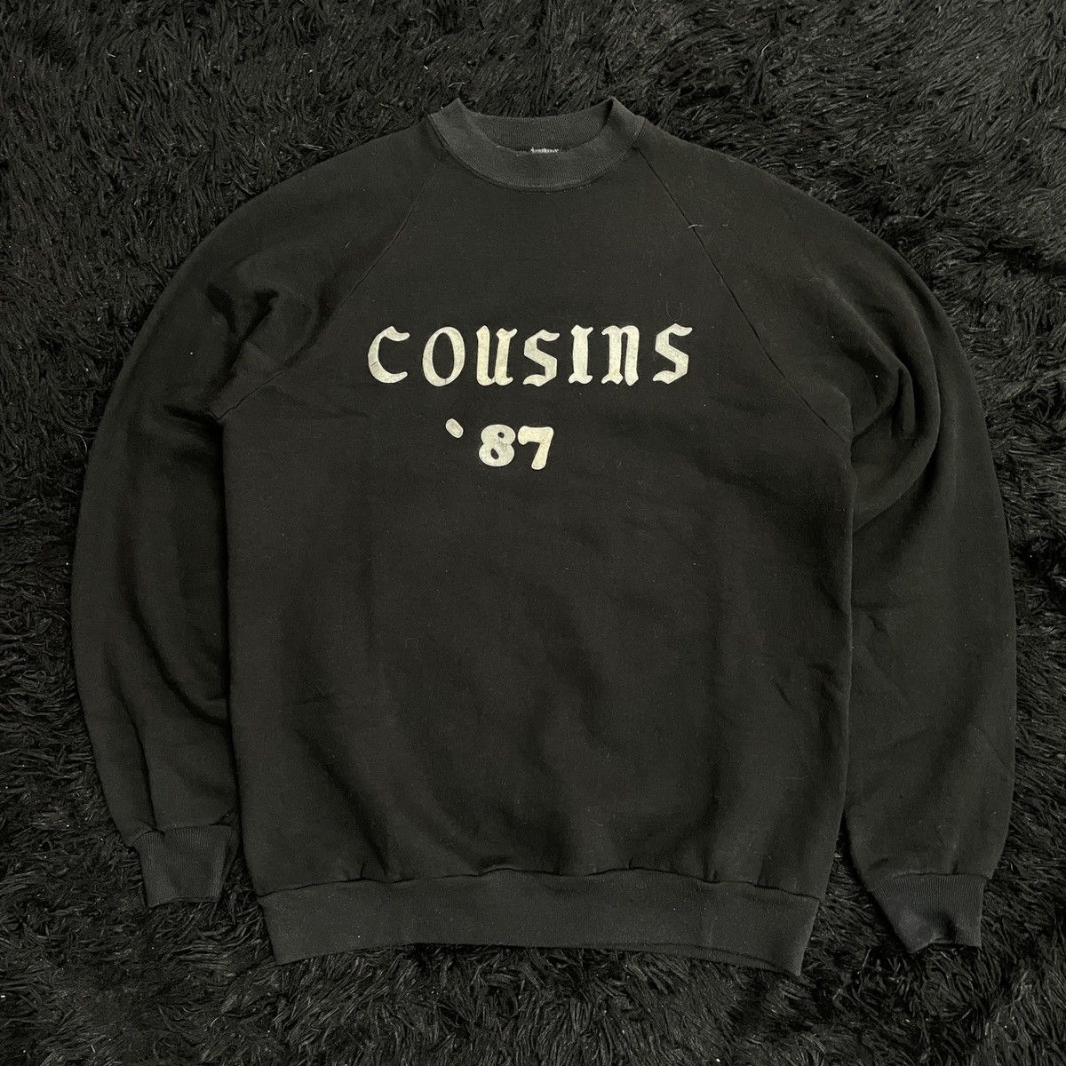 Vintage 1980s Vintage Raglan Sweatshirt Crewneck Size US L / EU 52-54 / 3 - 1 Thumbnail