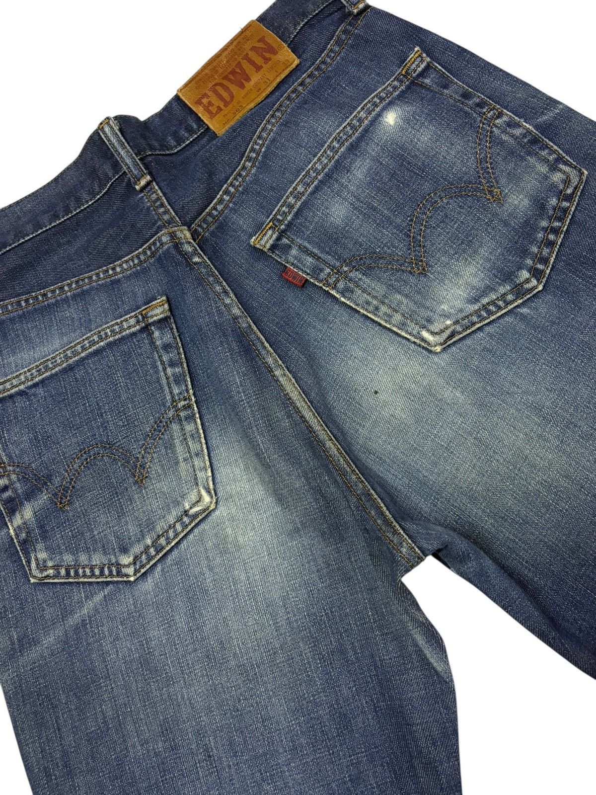Edwin Vtg Edwin Japan 503 Distressed Jeans Size US 29 - 7 Thumbnail