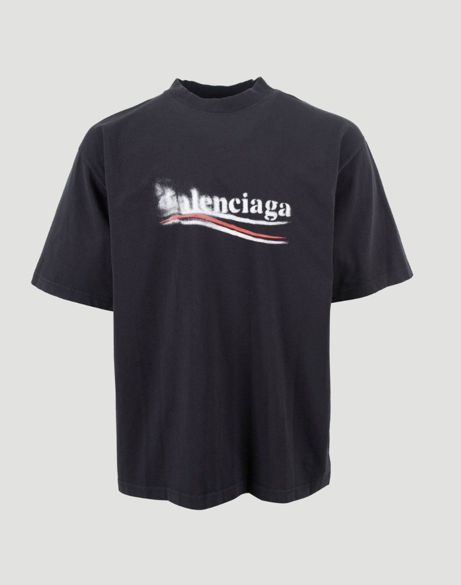 Balenciaga Logo T-shirt in black Size US XXL / EU 58 / 5 - 1 Thumbnail